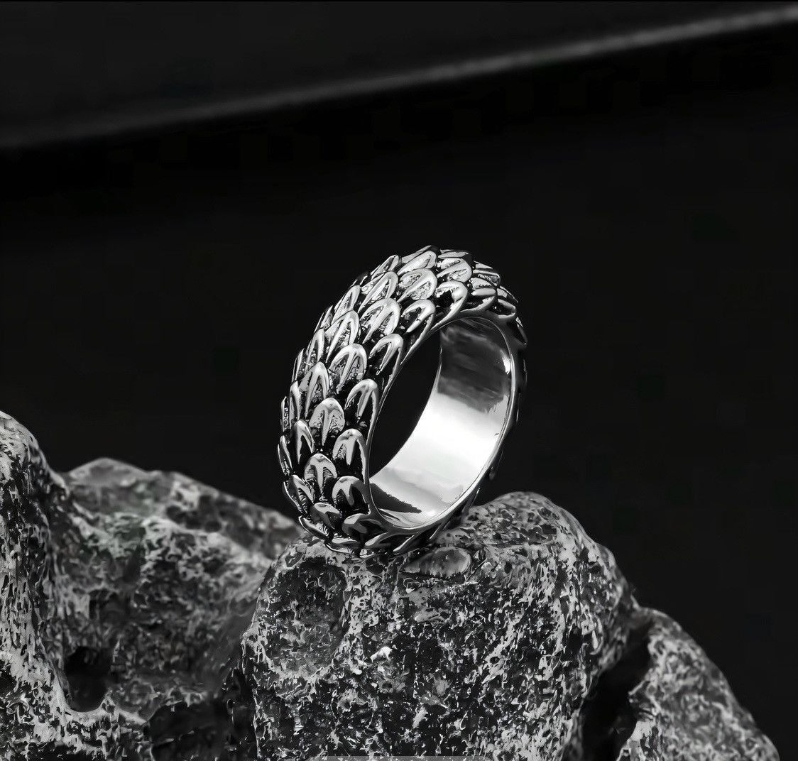 Jewelry Silver dragon ring Size ONE SIZE - 1 Thumbnail