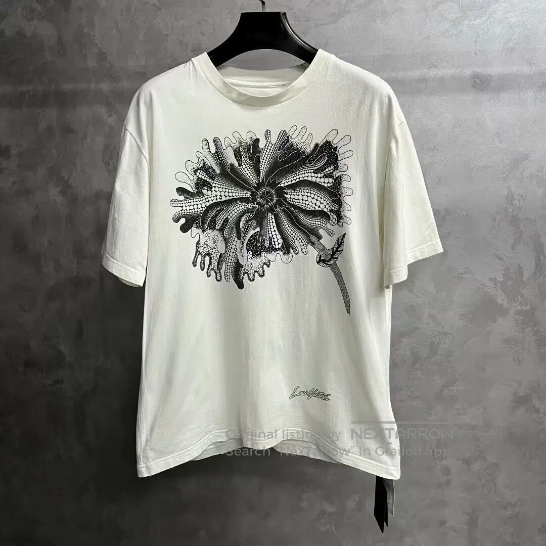 Louis Vuitton Louis Vuitton Hypnotic floral print casual short-sleeve T- Size US L / EU 52-54 / 3 - 1 Thumbnail