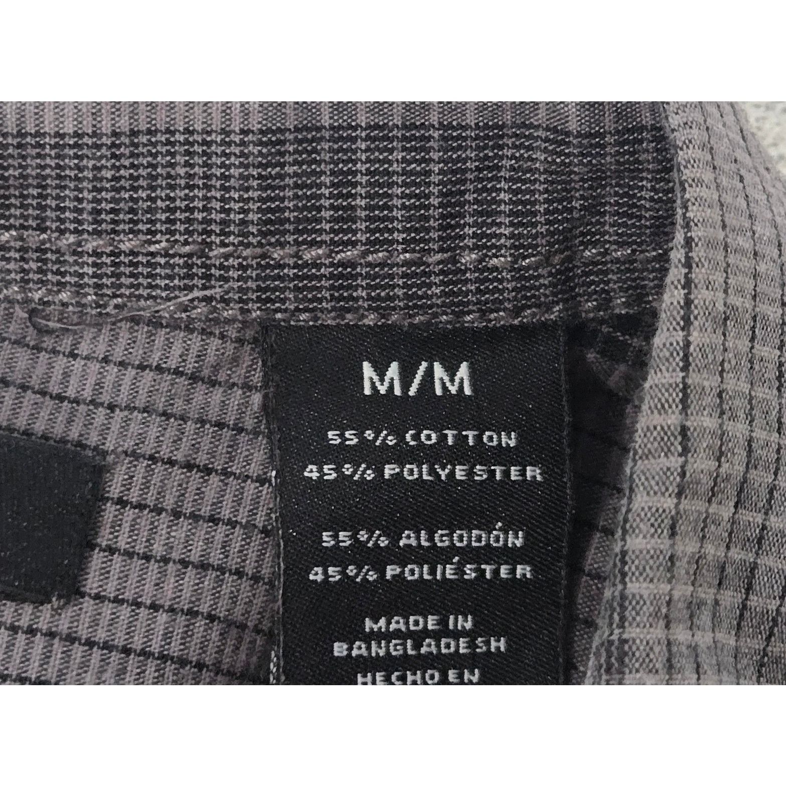 Axist Axist Black Gray Plaid Button Up Men's Shirt Medium Size US M / EU 48-50 / 2 - 4 Thumbnail
