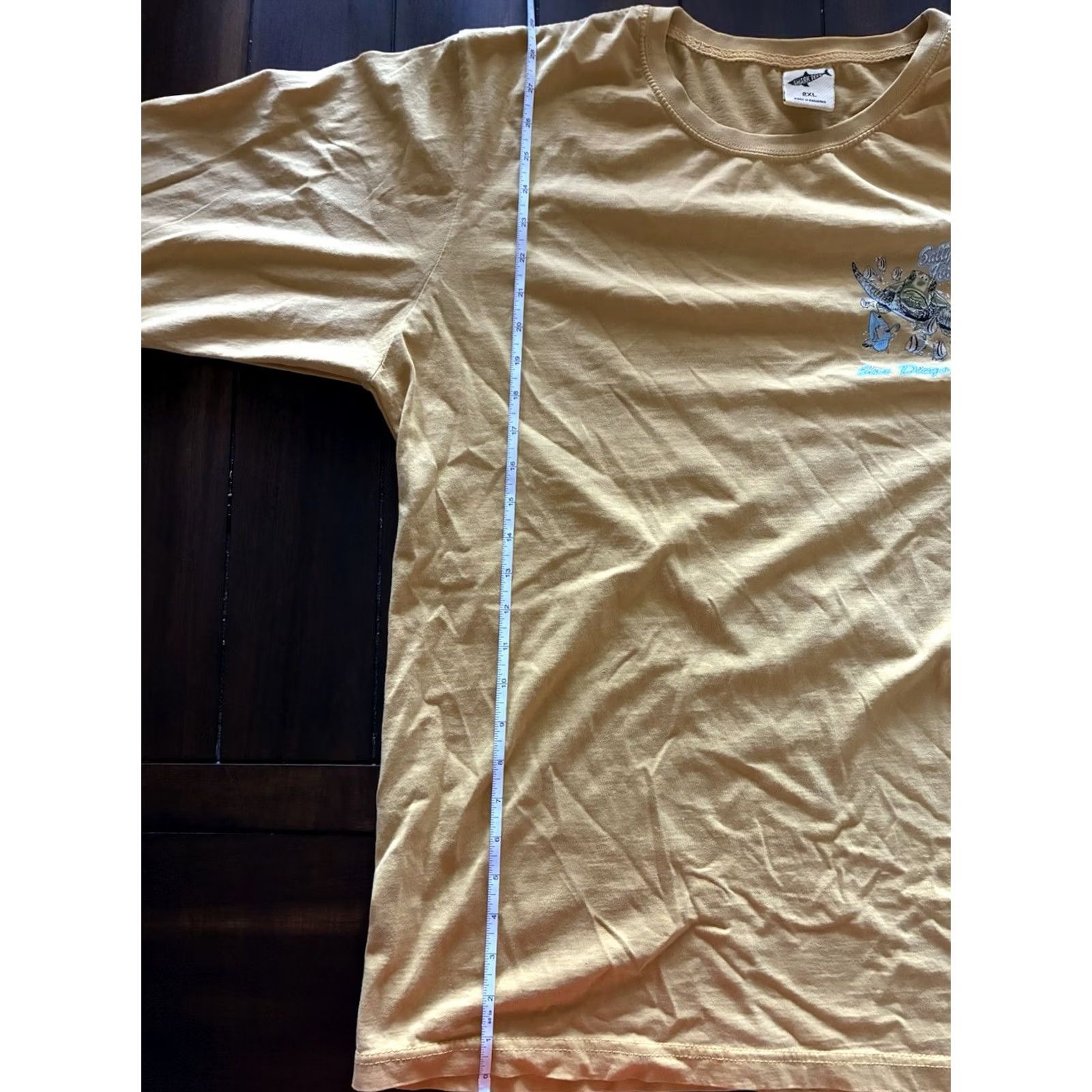 Vintage shark tea sea turtle shirt Mens 2XL NWT Size US XXL / EU 58 / 5 - 5 Thumbnail
