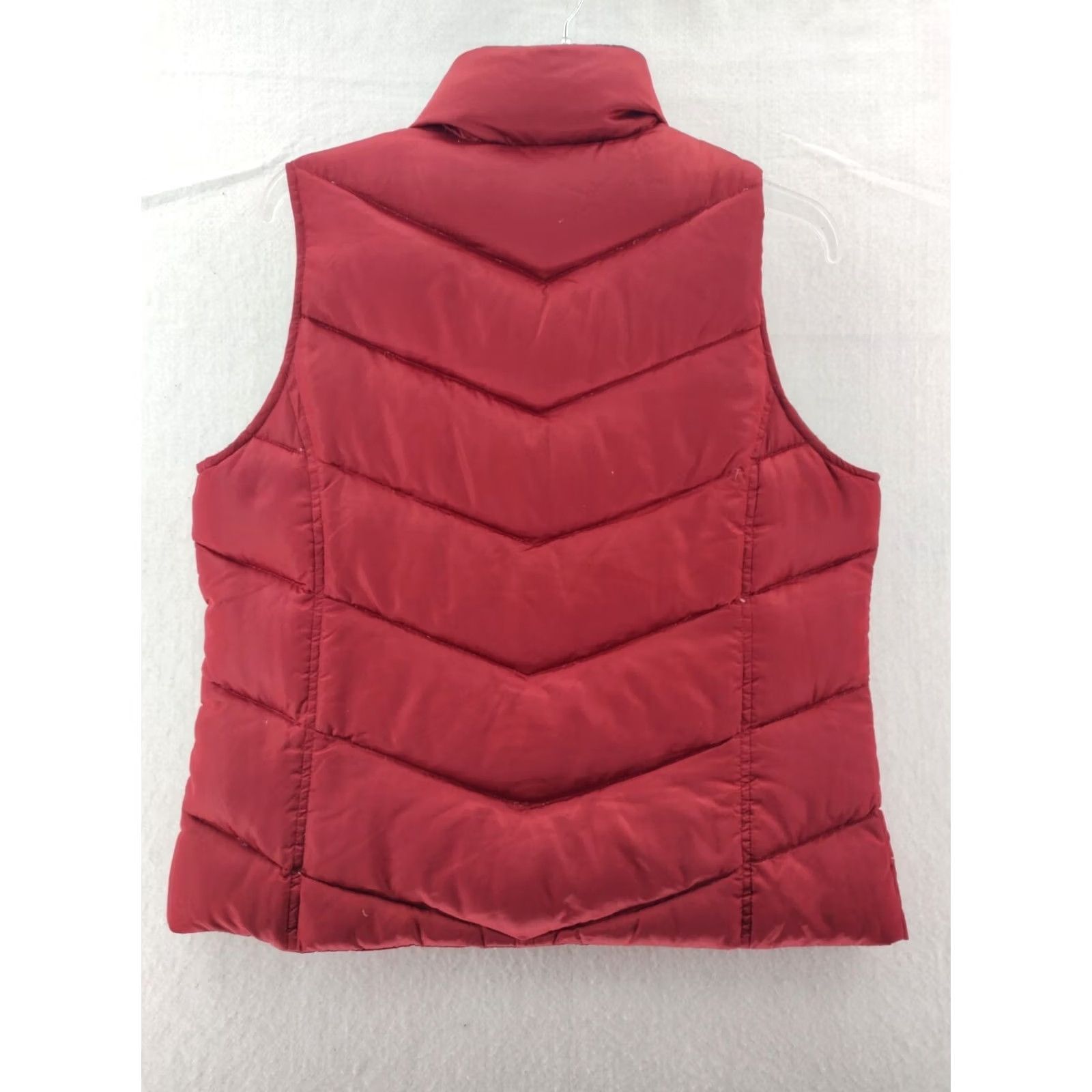Eddie Bauer Eddie Bauer Vest Womens Large Puffer Down Zip Full Zip Inner Pockets Insulated Winter Red Women L Vest Size L / US 10 / IT 46 - 7 Thumbnail