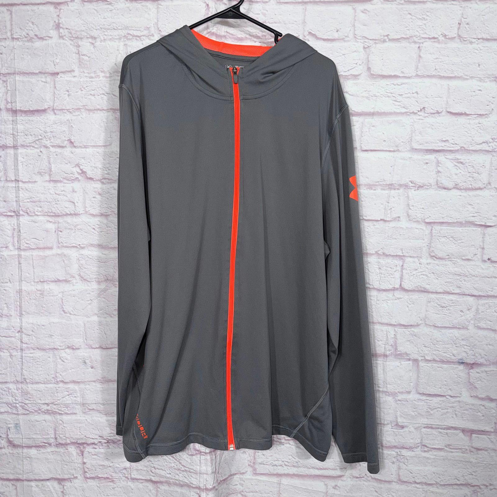 Under Armour Under Armour HeatGear 3XL Loose Fit Zipper Hoodie Size US XXL / EU 58 / 5 - 1 Thumbnail