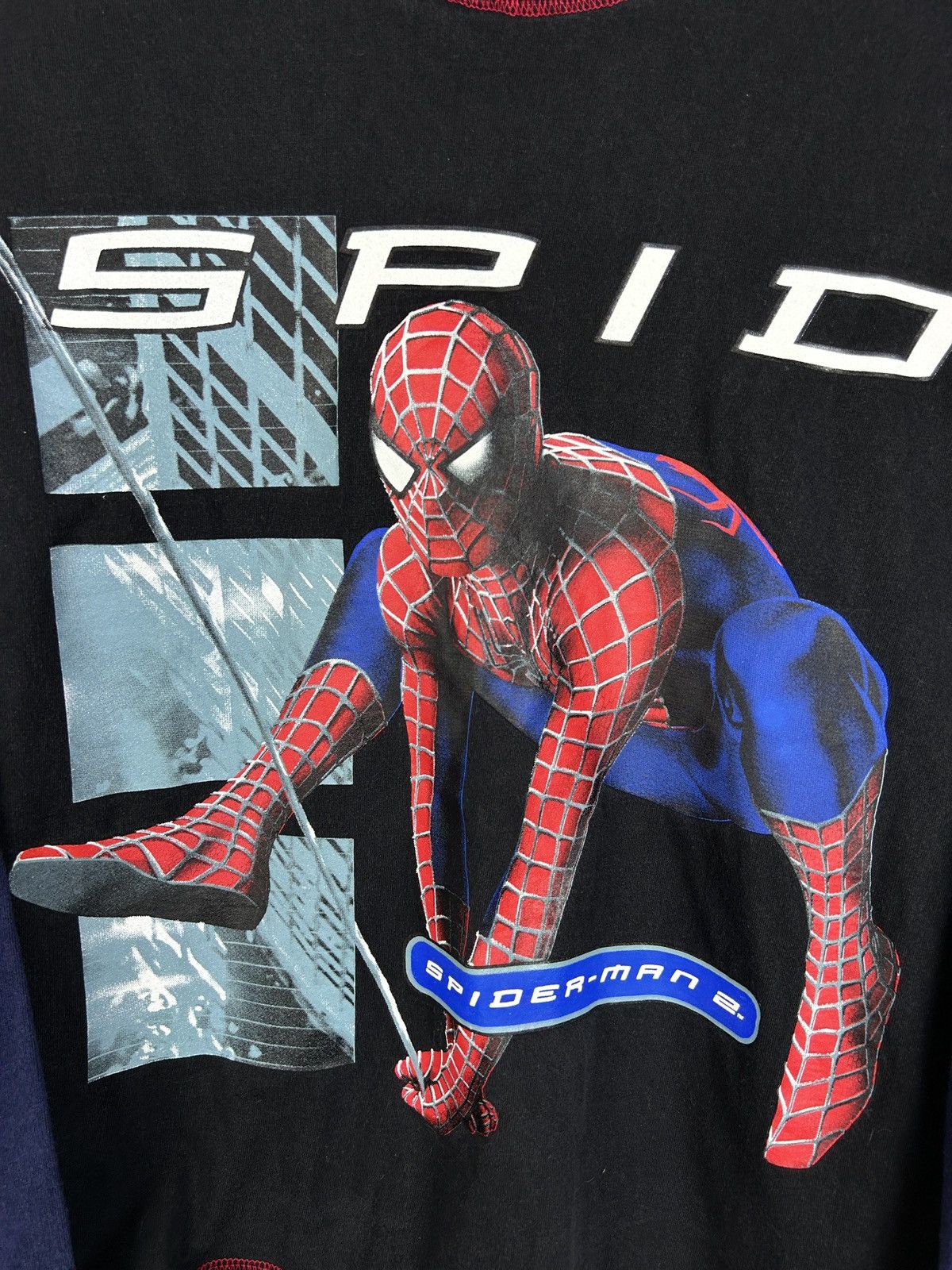 Vintage 00s Vintage Spiderman 2 “SPID” Long Sleeve T-Shirt ~S Size US S / EU 44-46 / 1 - 2 Thumbnail