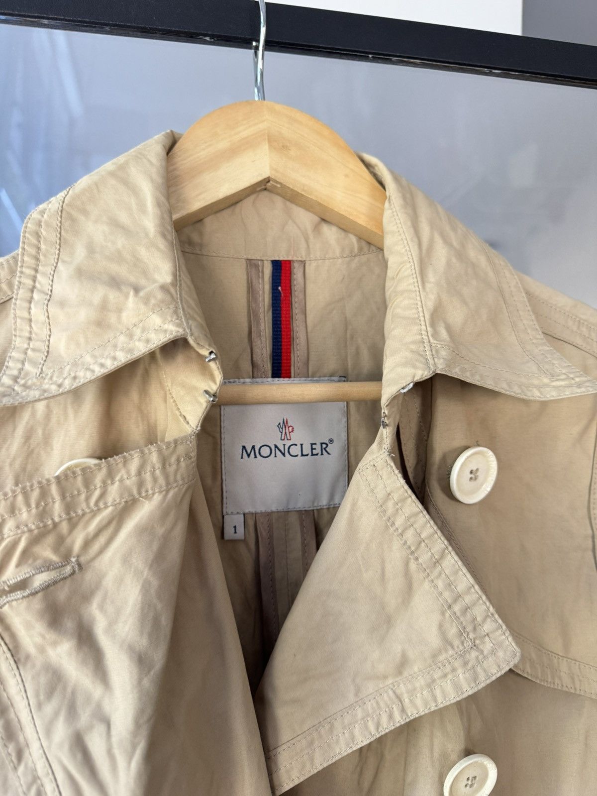 Moncler Moncler trench coat size 1 S Size S / US 4 / IT 40 - 3 Thumbnail