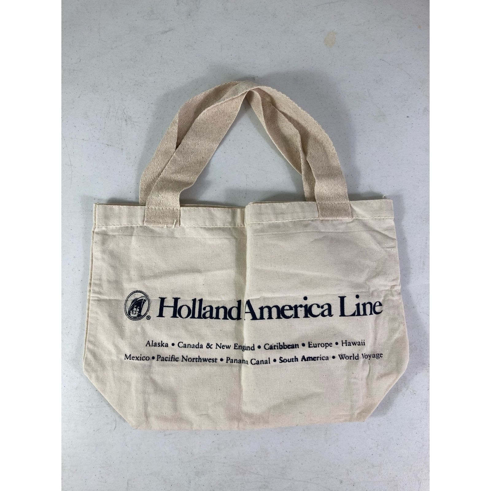 Other Vintage Tote Bag Holland America Travel Line Carry Adult Size ONE SIZE - 2 Thumbnail