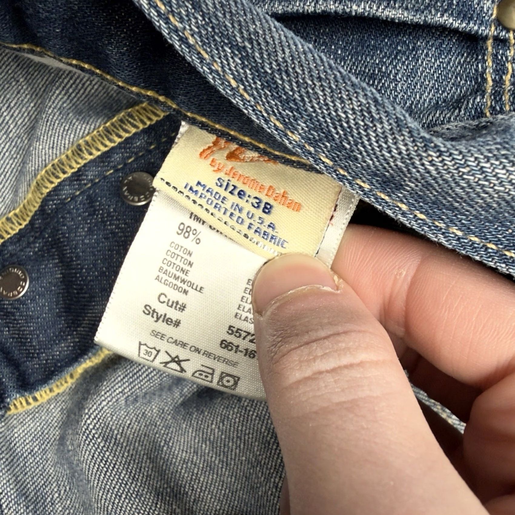 Citizens Of Humanity Citizens of Humanity Evans Jeans Men 38X31 Blue Denim Relaxed Button Fly 5-Pocket Regular In USA Vintage No USA City Classic Size US 38 / EU 54 - 7 Thumbnail