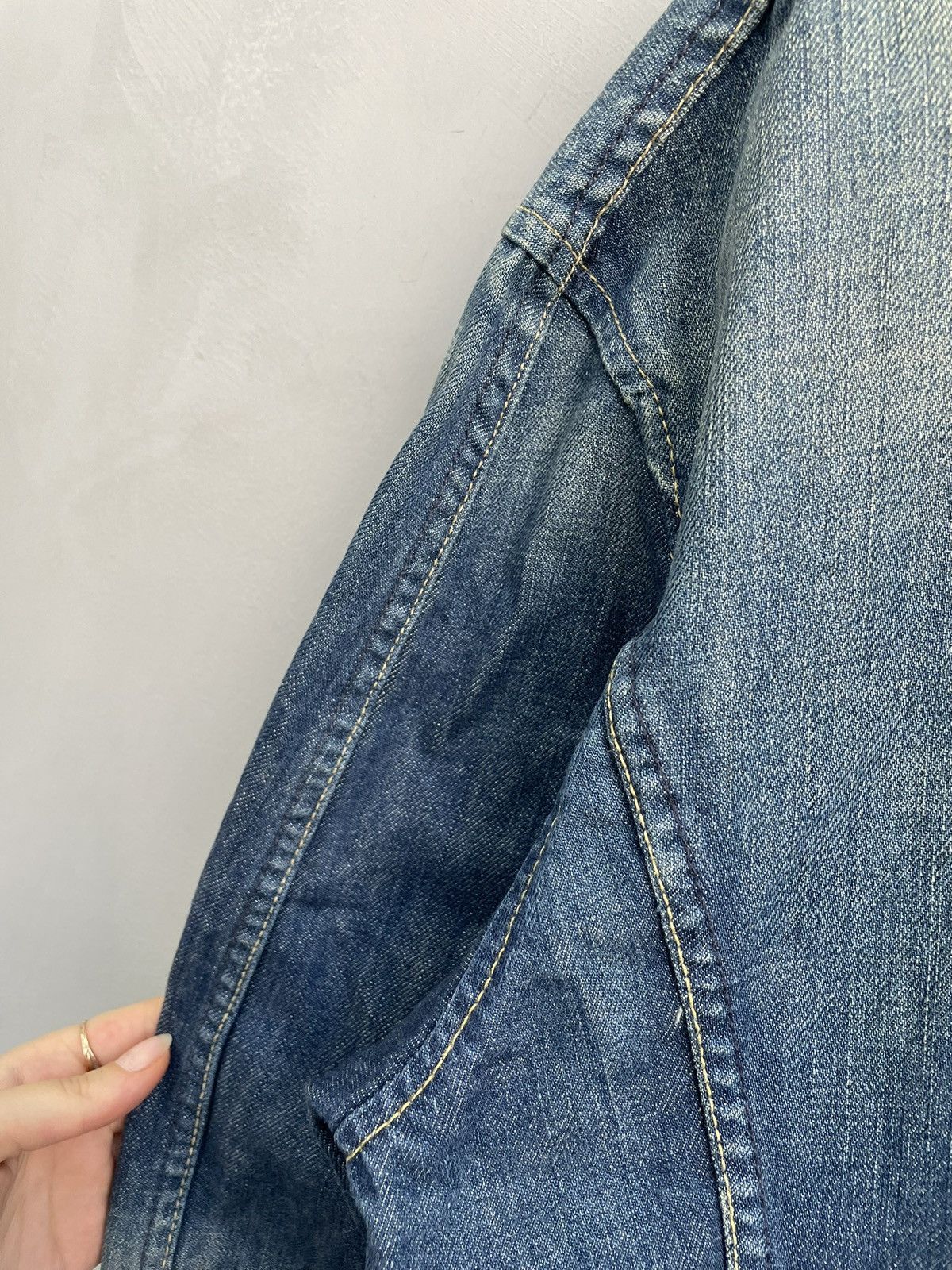Levi's Vintage 90s Levis engineered retro faded denim jacket Size US XL / EU 56 / 4 - 12 Thumbnail