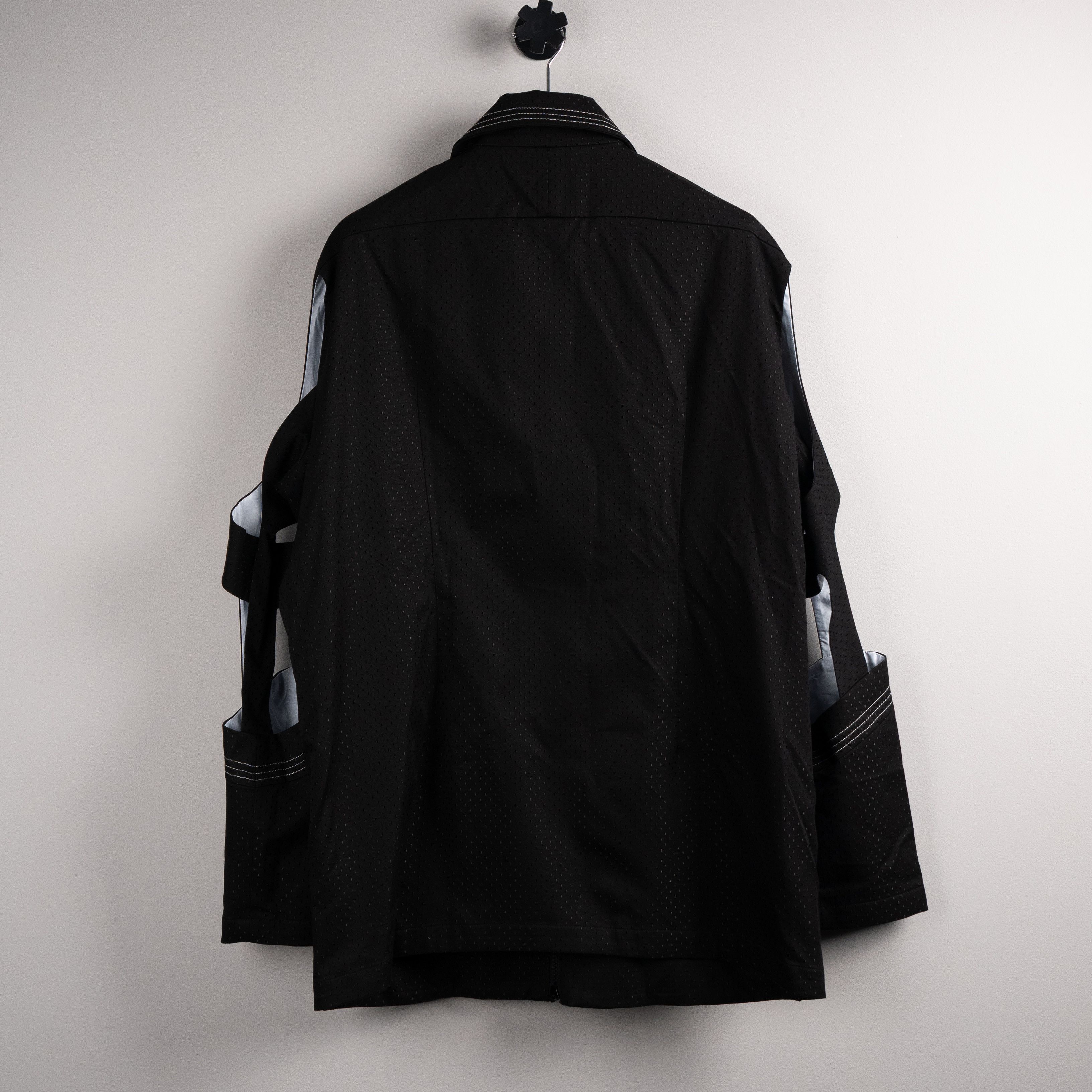 Kiko Kostadinov Kiko Kostadinov SS21 'Hydra' Cut Out Shell Jacket Black Size US M / EU 48-50 / 2 - 3 Thumbnail