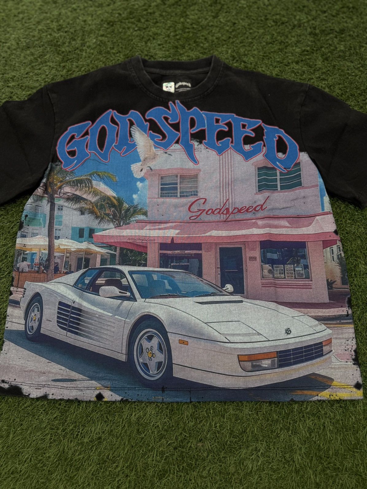 Godspeed Godspeed Black Miami Car Tee Shirt Size XS (NEW) Size US XS / EU 42 / 0 - 1 Thumbnail