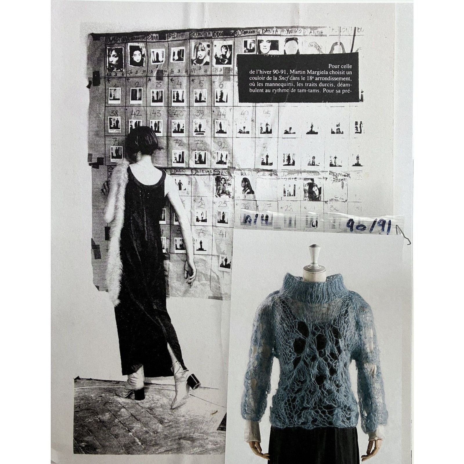 Maison Margiela × Vintage Maison Margiela Archive Fashion runway photo framed 9x12 Size ONE SIZE - 2 Thumbnail