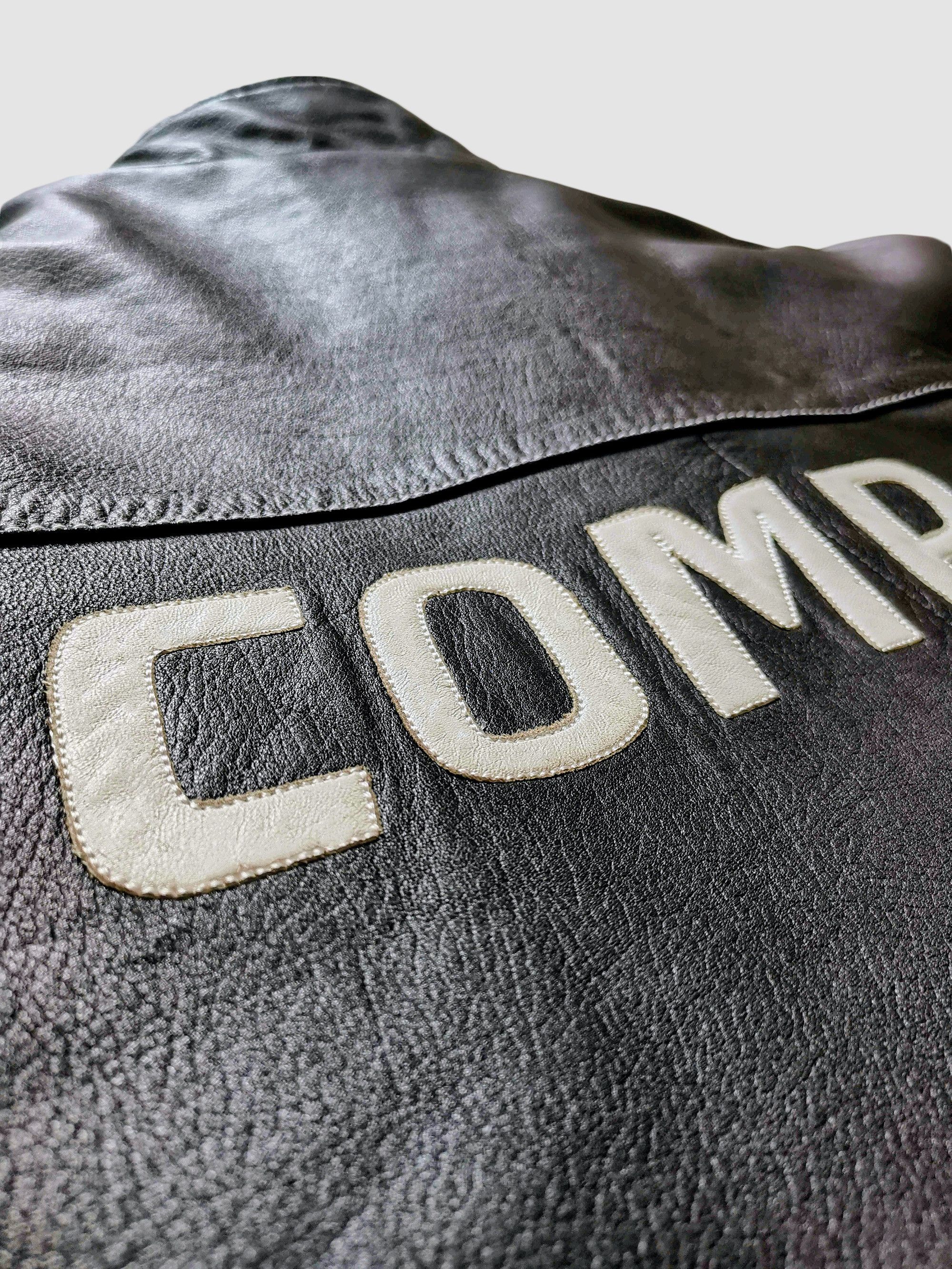 BMW Matt Black BMW 90s Leather Jacket Rare Vintage Size US XL / EU 56 / 4 - 6 Thumbnail