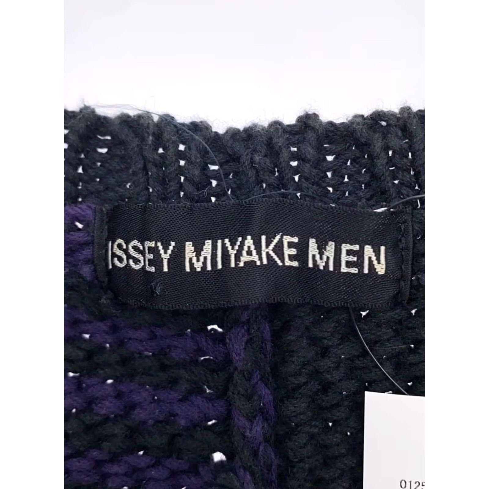 Issey Miyake ISSEY MIYAKE MEN Purple Check Short Sleeve Knit Sweater XL Size Purple Knit Mens Baseball? Wait. Size US XL / EU 56 / 4 - 3 Thumbnail