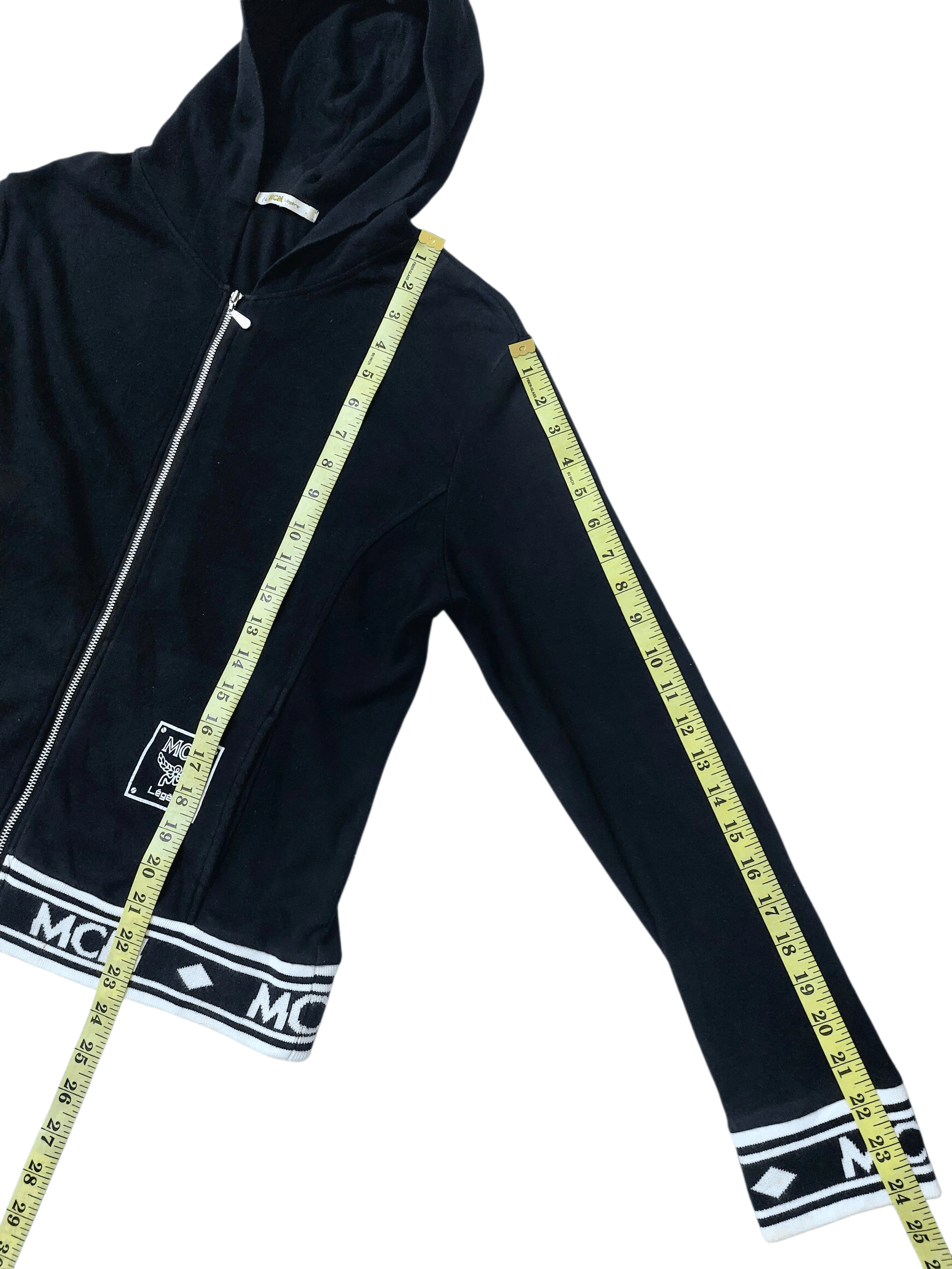 MCM MCM Legere Printed Cut End Logo Zip Up Hoodies Size M / US 6-8 / IT 42-44 - 14 Thumbnail