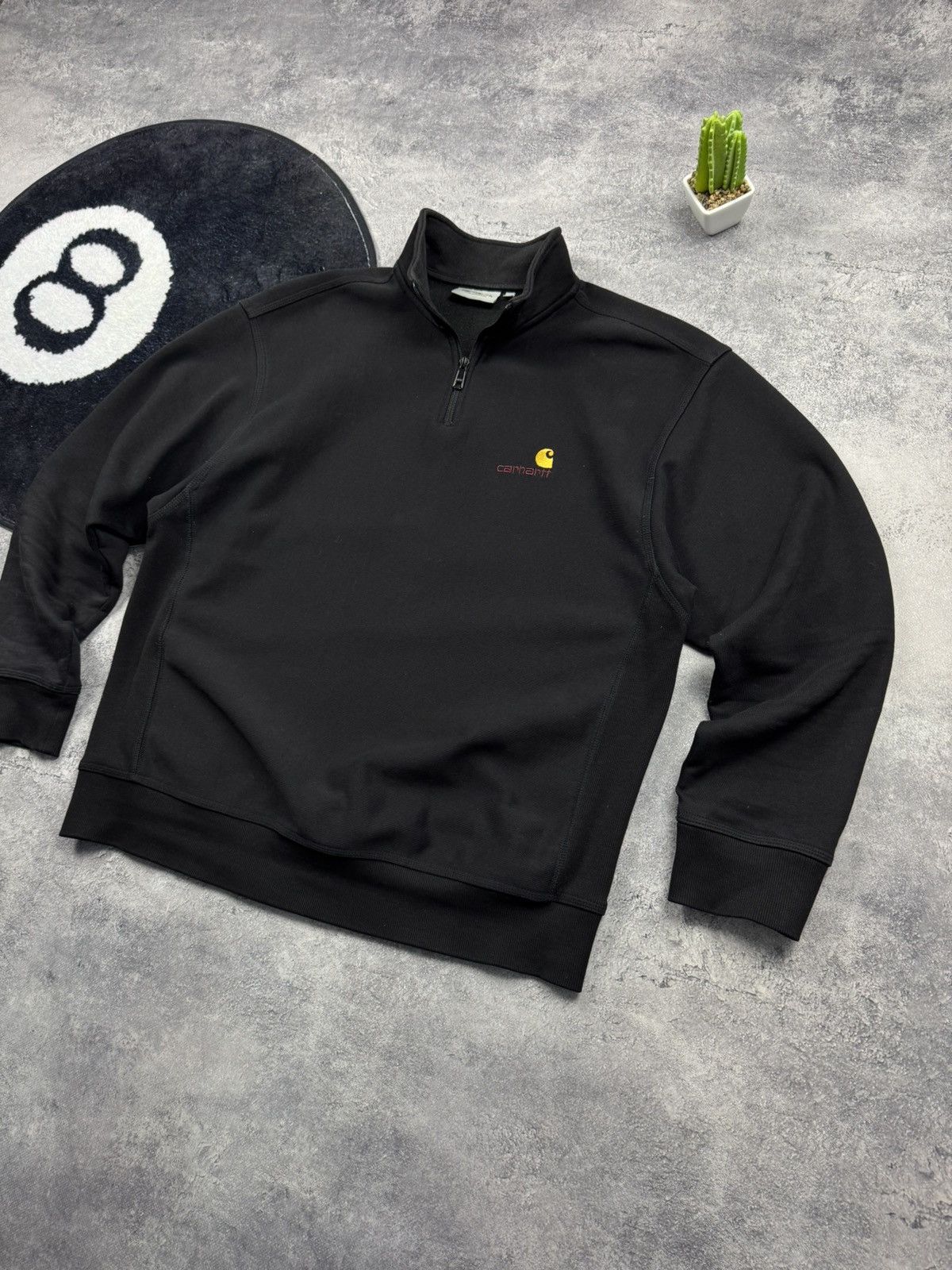 Carhartt Rare Vintage 1/3 Zip Sweatshirt Carhartt Small Logo Y2K Size US L / EU 52-54 / 3 - 3 Thumbnail