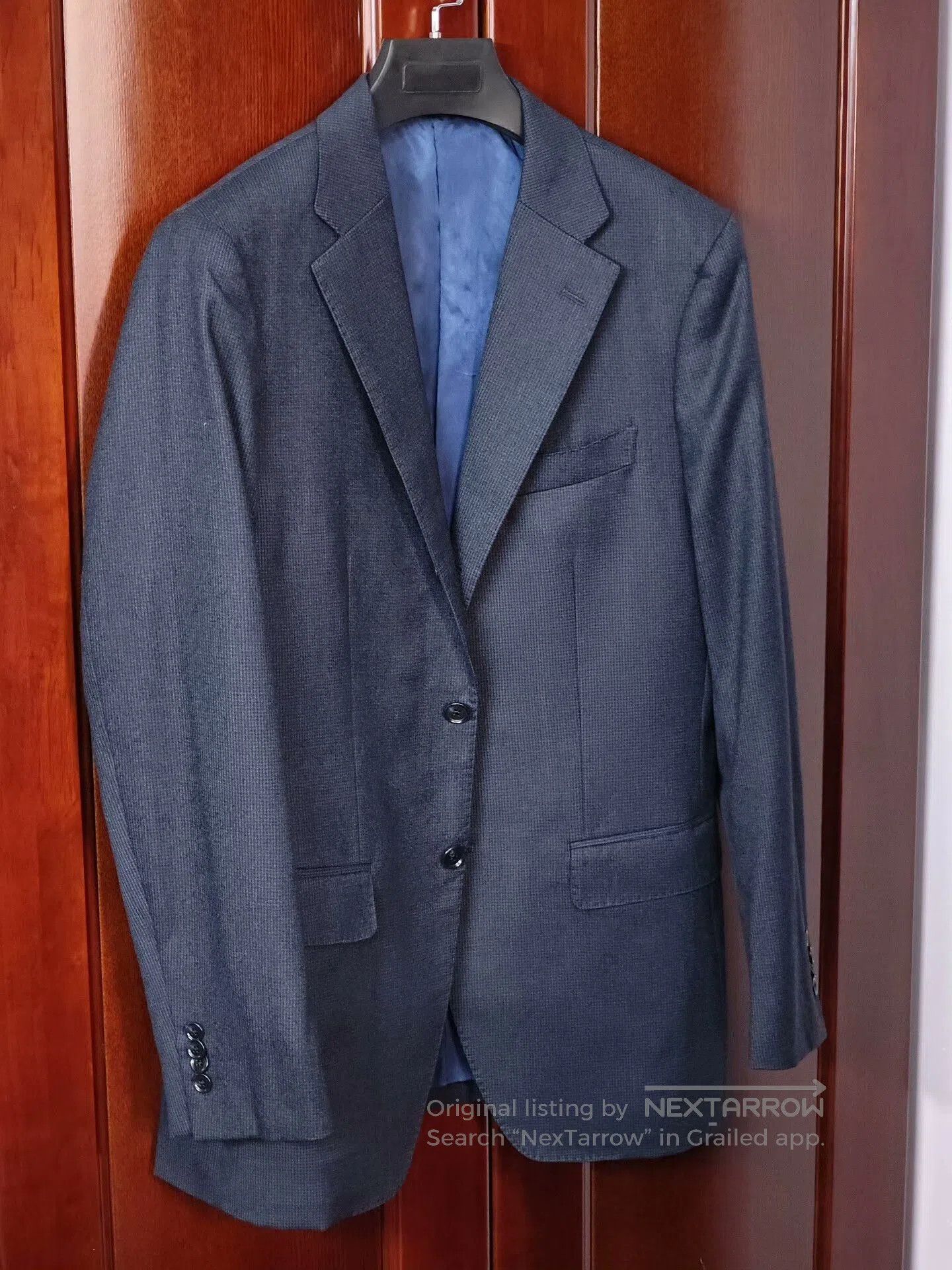 Japanese Brand Italian Wool Blended Custom Suit. Size US S / EU 44-46 / 1 - 1 Thumbnail