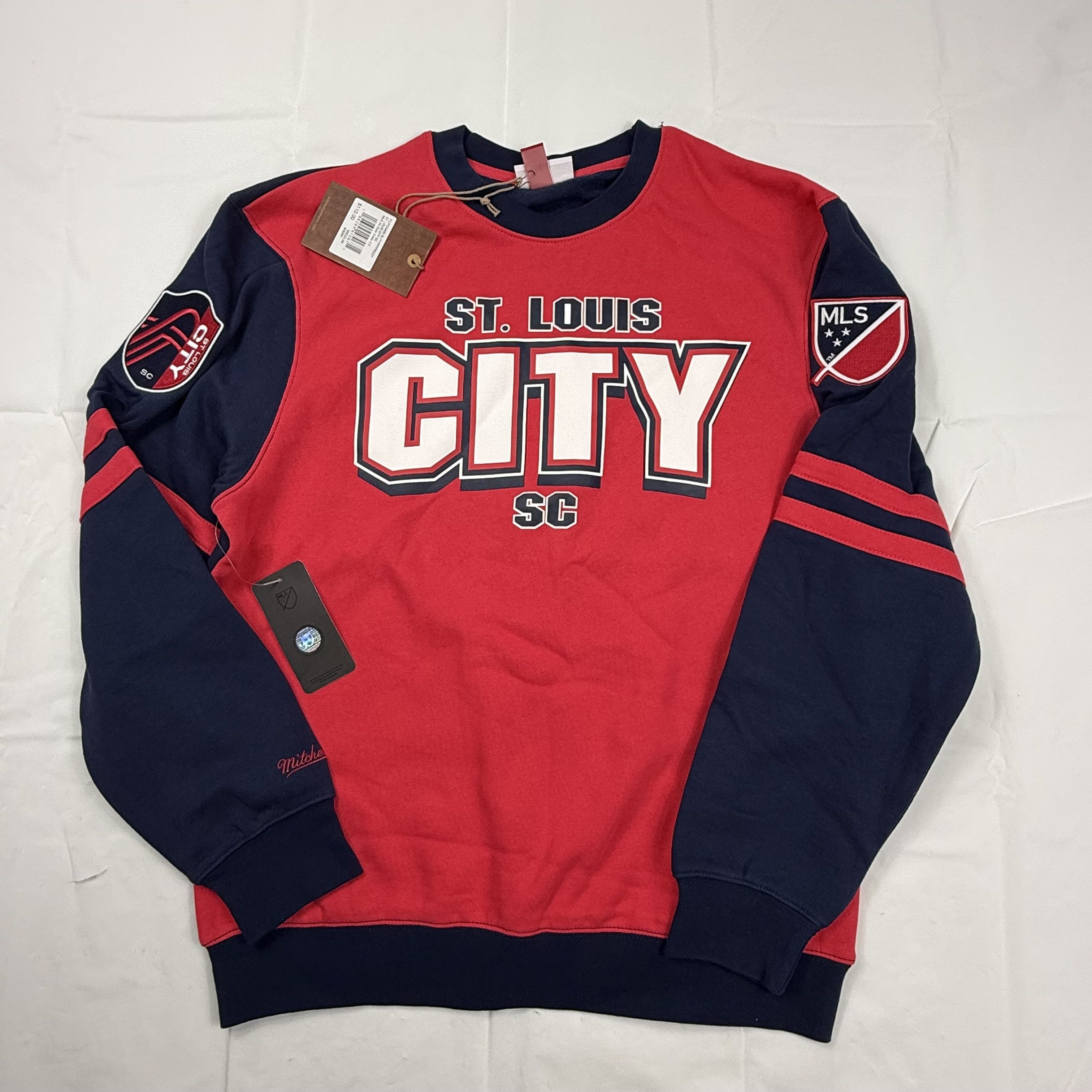 Mitchell & Ness Mitchell & Ness St Louis City SC MLS 2.0 Sweatshirt Size US M / EU 48-50 / 2 - 1 Thumbnail