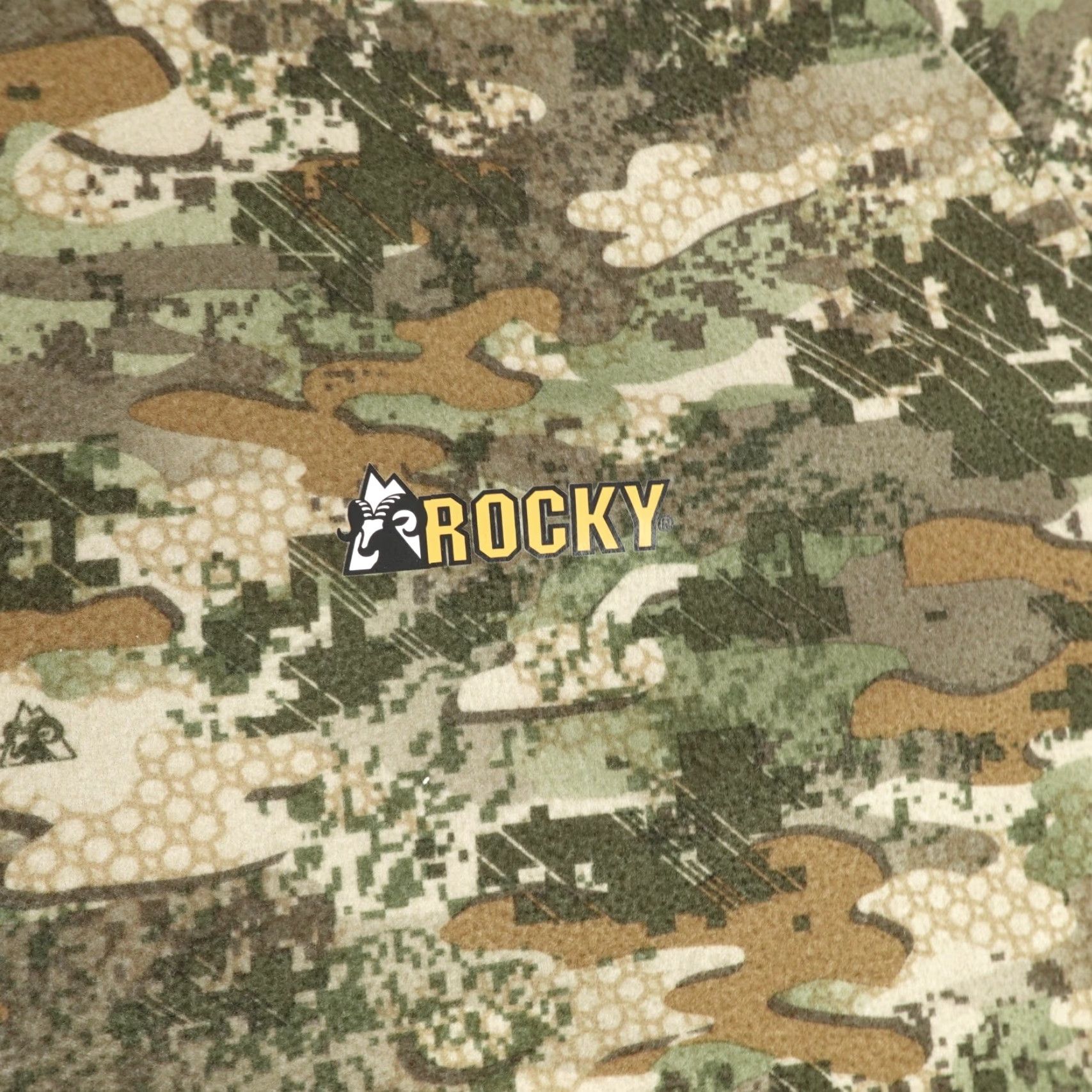 Vintage VINTAGE ROCKY Sweater Shirt Mens Large Brown Camo Fleece 1/2 Zip Outdoor Hunting 90s Mens Size US L / EU 52-54 / 3 - 3 Thumbnail