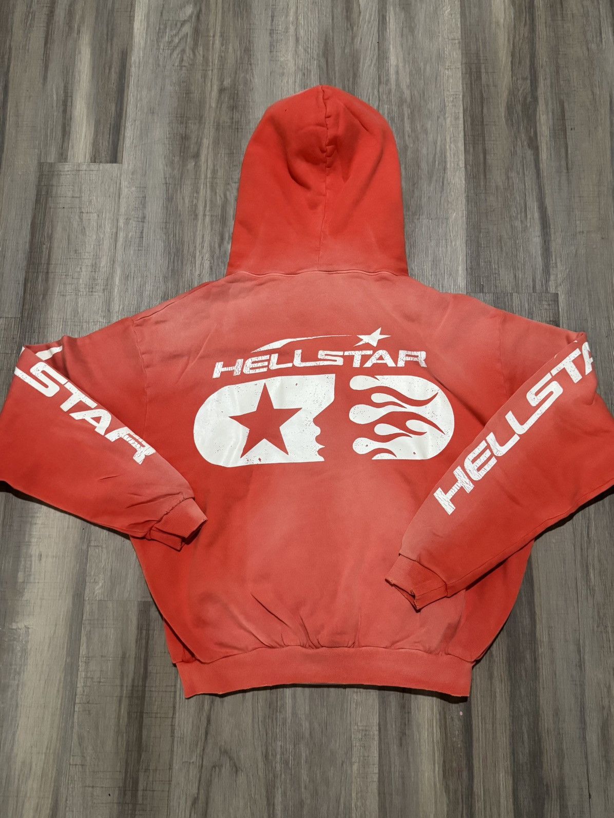 HELLSTAR Hellstar Studio Zip up hoodie Red Size US M / EU 48-50 / 2 - 2 Thumbnail