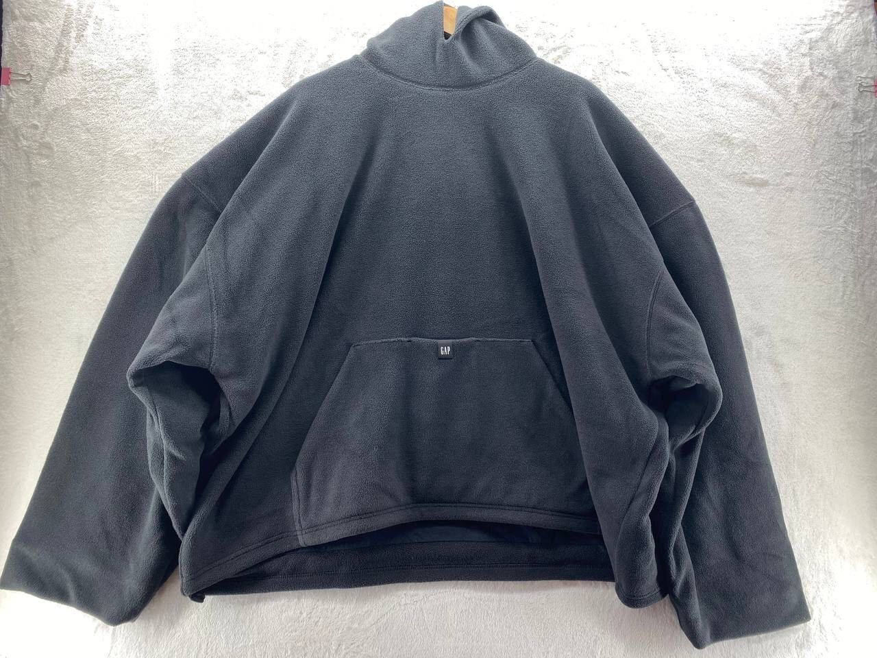 Gap × Kanye West YEEZY Gap Polar Fleece Padded Hoodie Black M Size US M / EU 48-50 / 2 - 1 Thumbnail