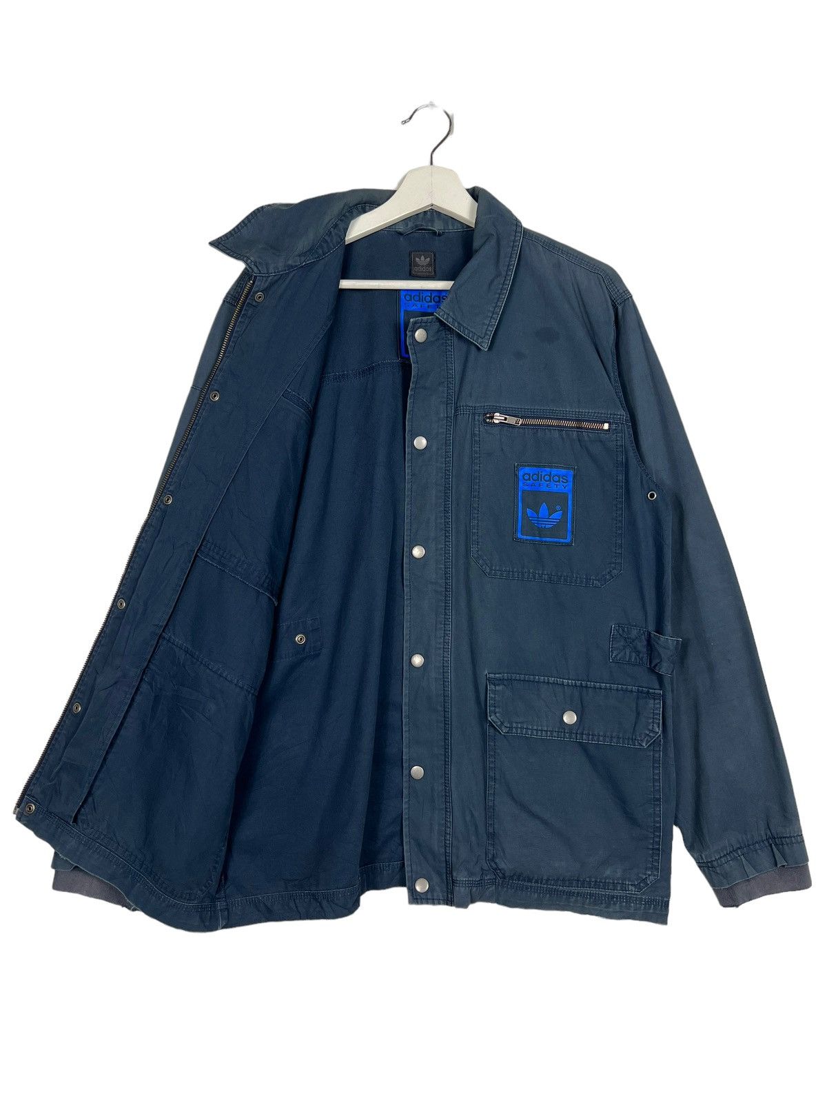 Adidas 🔥 VINTAGE ADIDAS SAFETY CARGO UTILITY JACKET Size US M / EU 48-50 / 2 - 9 Thumbnail