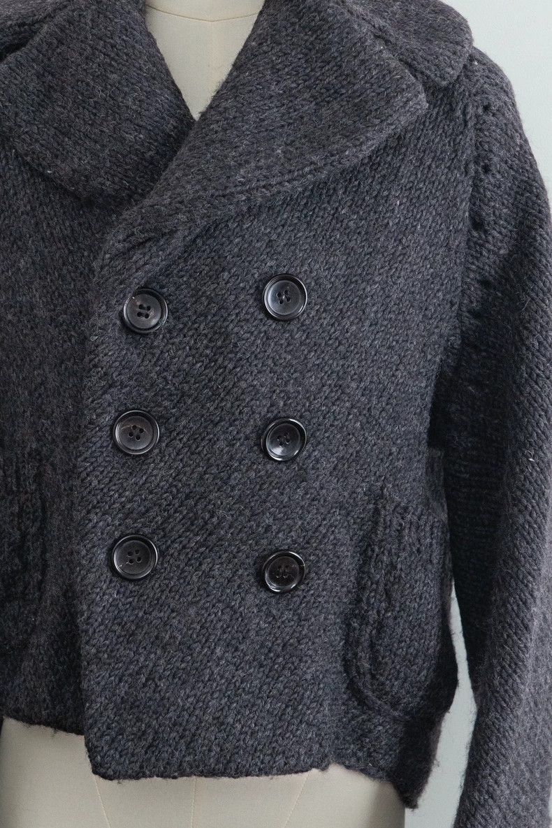 Comme des Garcons Comme des Garcons Lapel double-breasted cardigan wool swea Size M / US 6-8 / IT 42-44 - 7 Thumbnail
