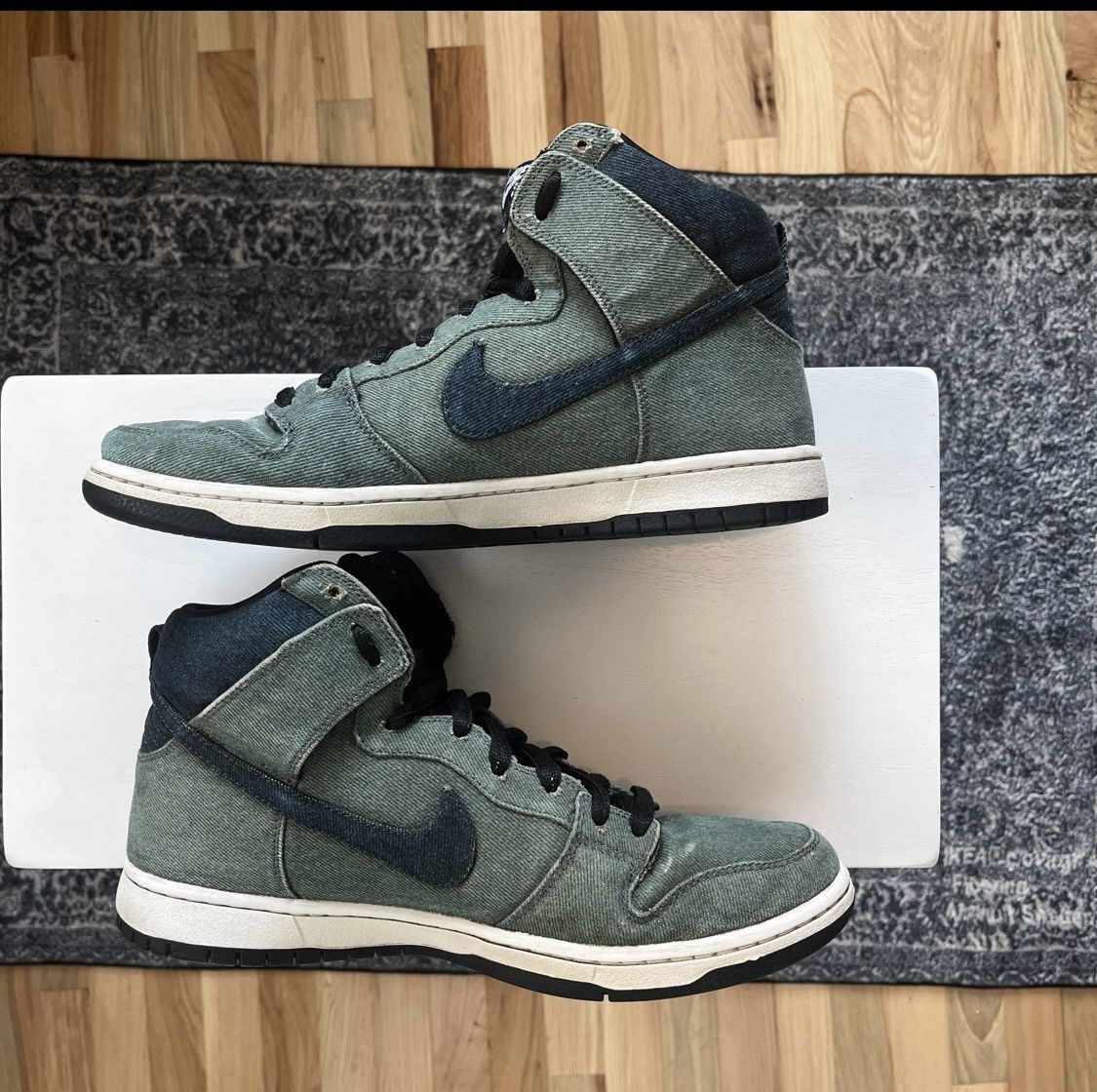 Nike Nike SB Dunk Hi Denim Size 10.5 Size US 10.5 / EU 43-44 - 2 Thumbnail