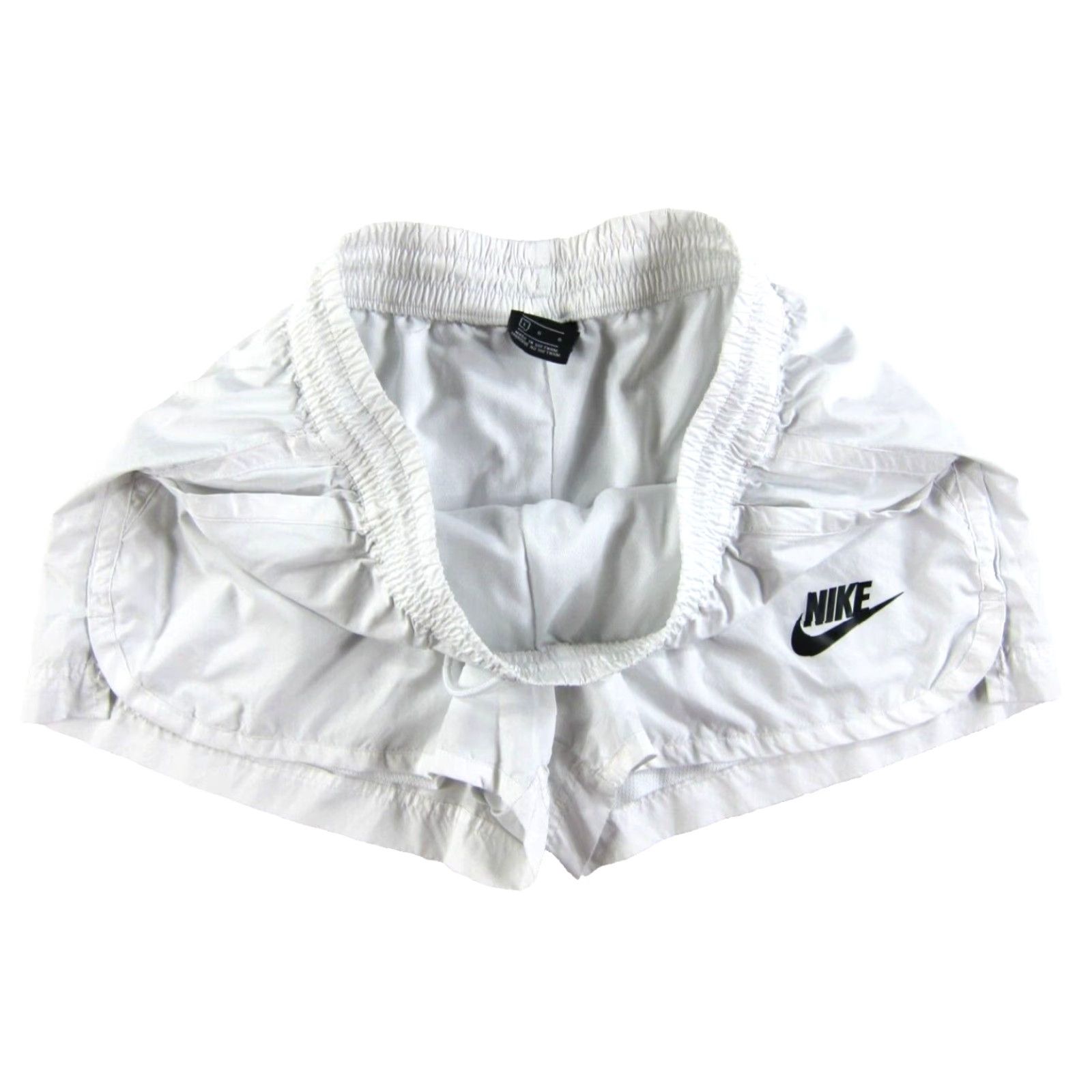 Nike Nike Women Shorts L White Lined Pocket Running Hiking Walking Gym Sport Short Women Large Size 36" / US 14 / IT 50 - 4 Thumbnail