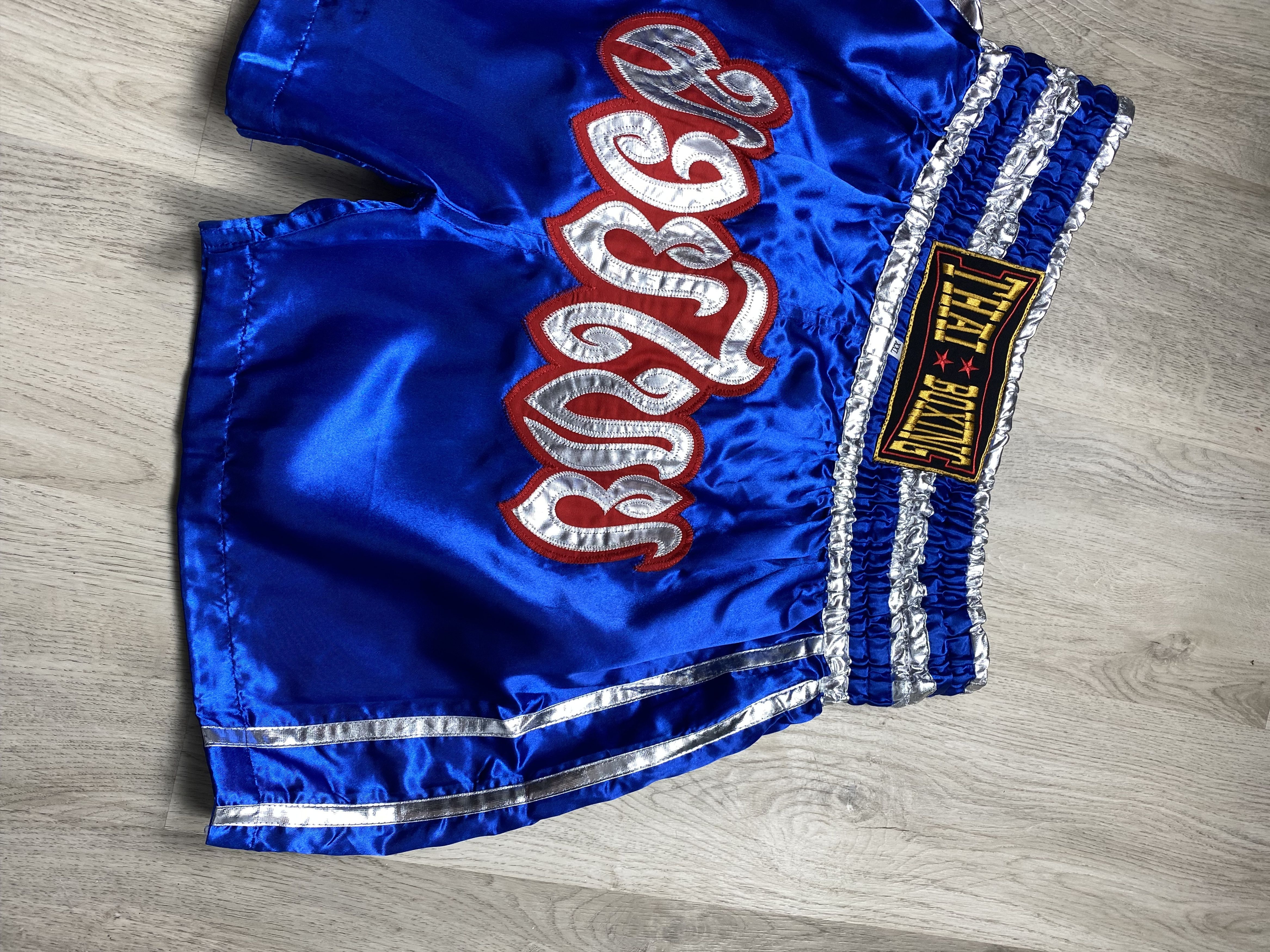 Twins × Vintage Muay Thai Boxing Vintage Shorts Big Logo Y2K MMA Size US 36 / EU 52 - 2 Thumbnail