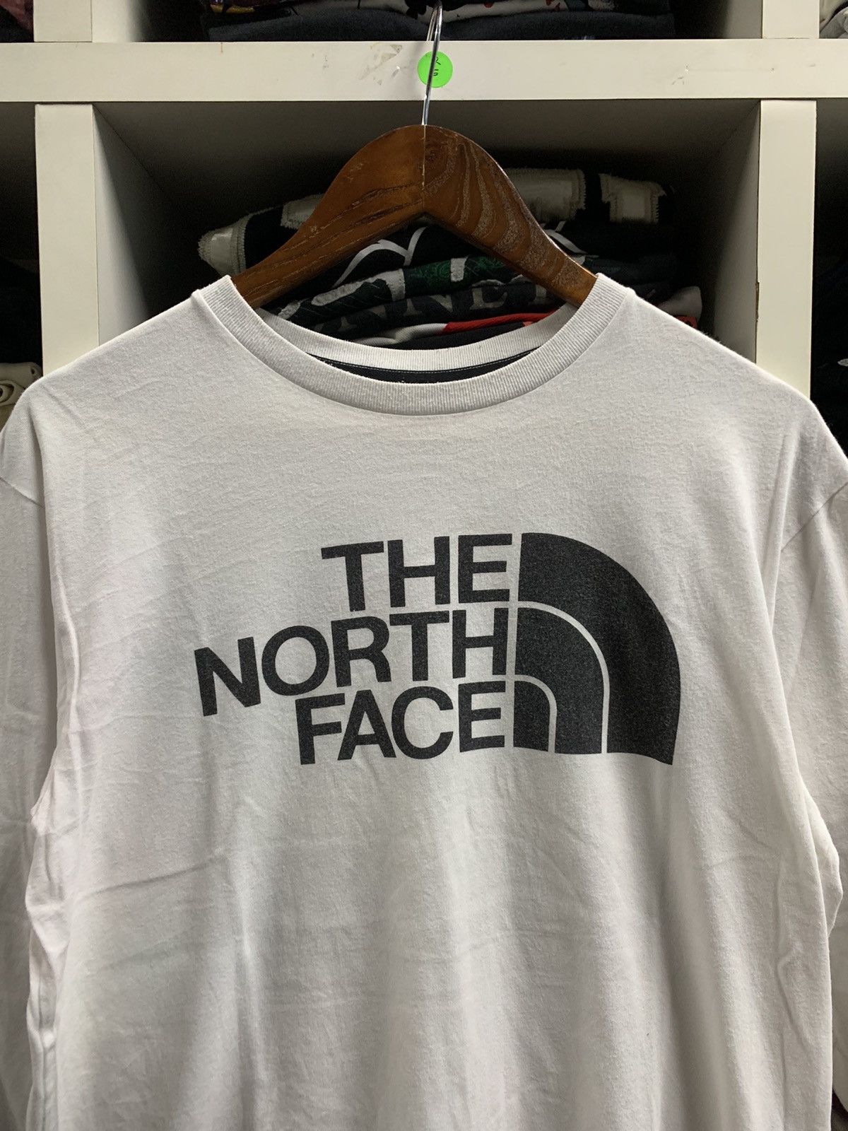 The North Face × Vintage The North Face big logo white shirt Size US L / EU 52-54 / 3 - 3 Thumbnail