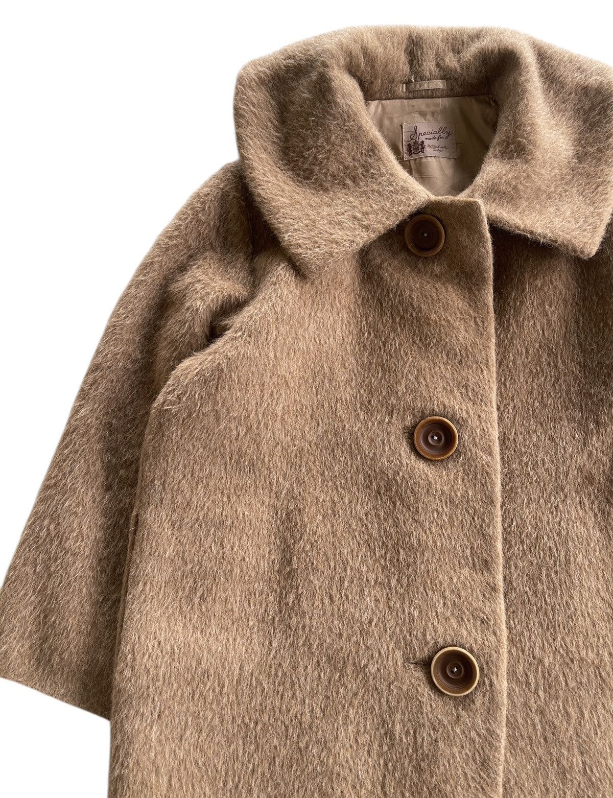 Vintage Vintage 80s Mohair Overcoat Size M / US 6-8 / IT 42-44 - 3 Thumbnail