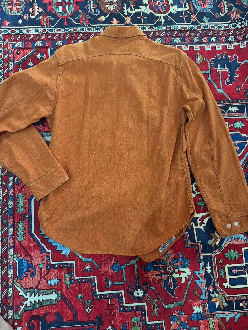Freewheelers Freewheelers size 16 Orange western shirt Size US S / EU 44-46 / 1 - 2 Thumbnail