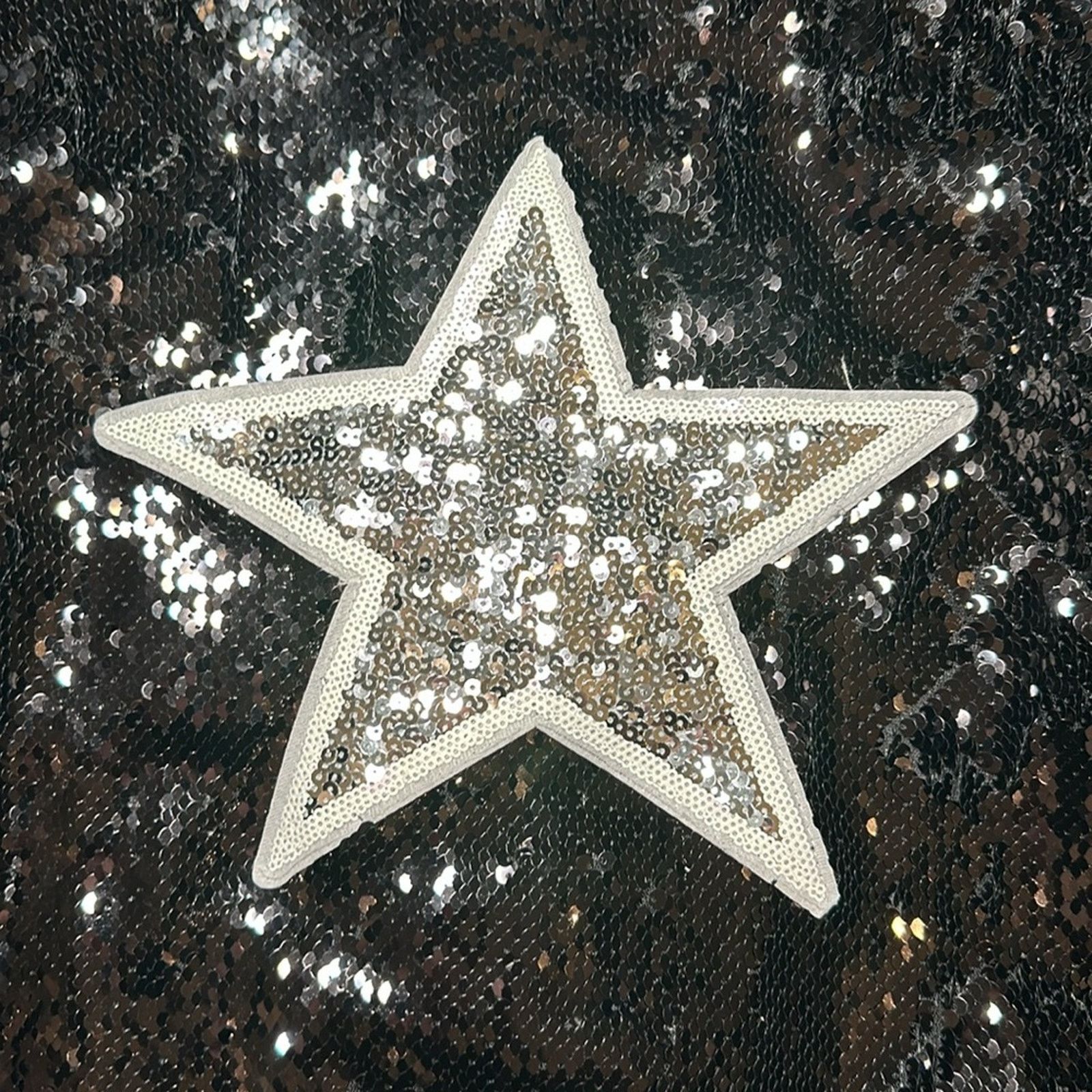 Other Bishop Street Apparel Sequined Star Bomber Jacket - Medium Size M / US 6-8 / IT 42-44 - 4 Thumbnail