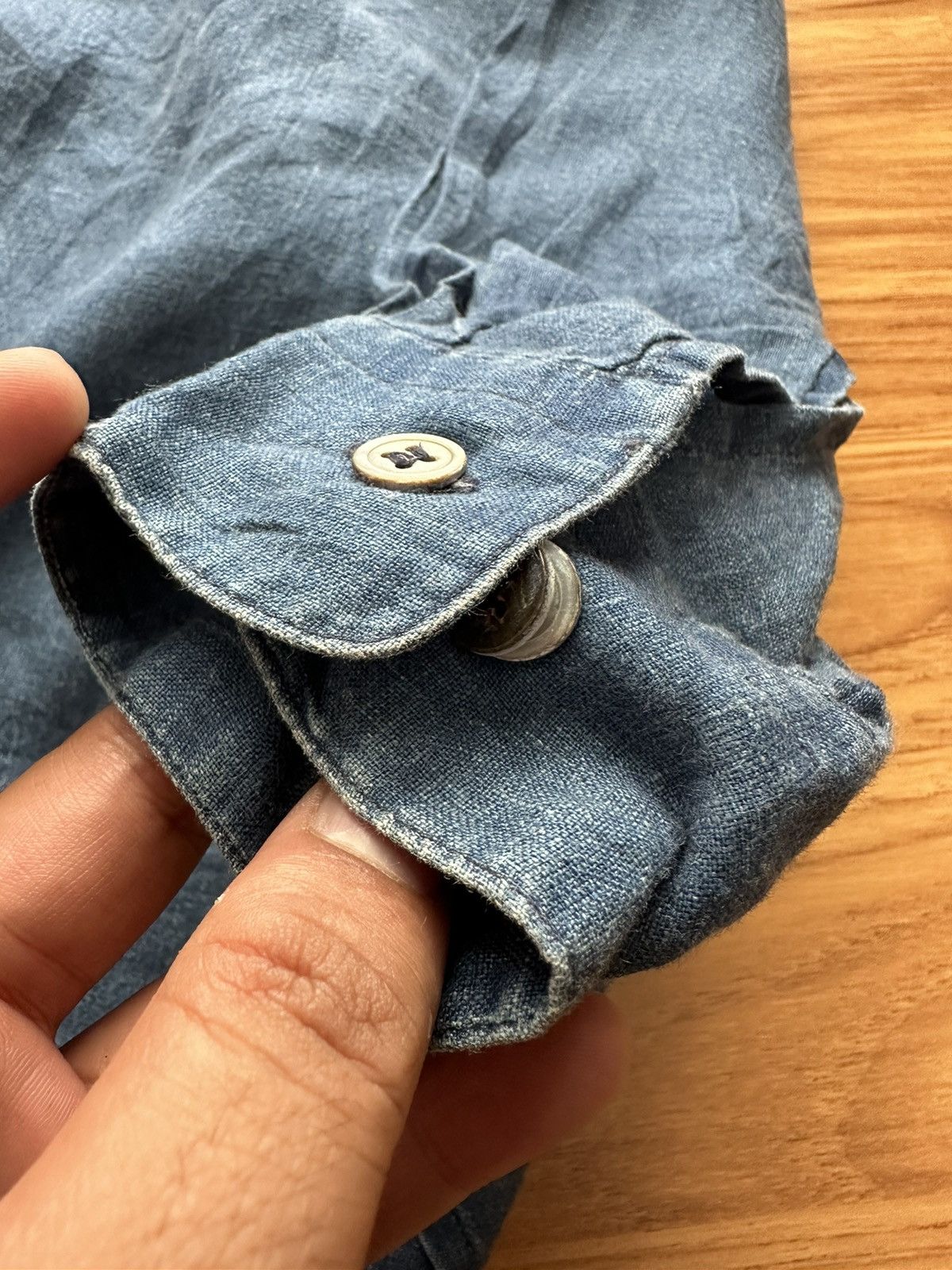 Issey Miyake 1980-Issey Miyake IM Product Denim Hidden Button (Oversized) Size US XL / EU 56 / 4 - 7 Thumbnail