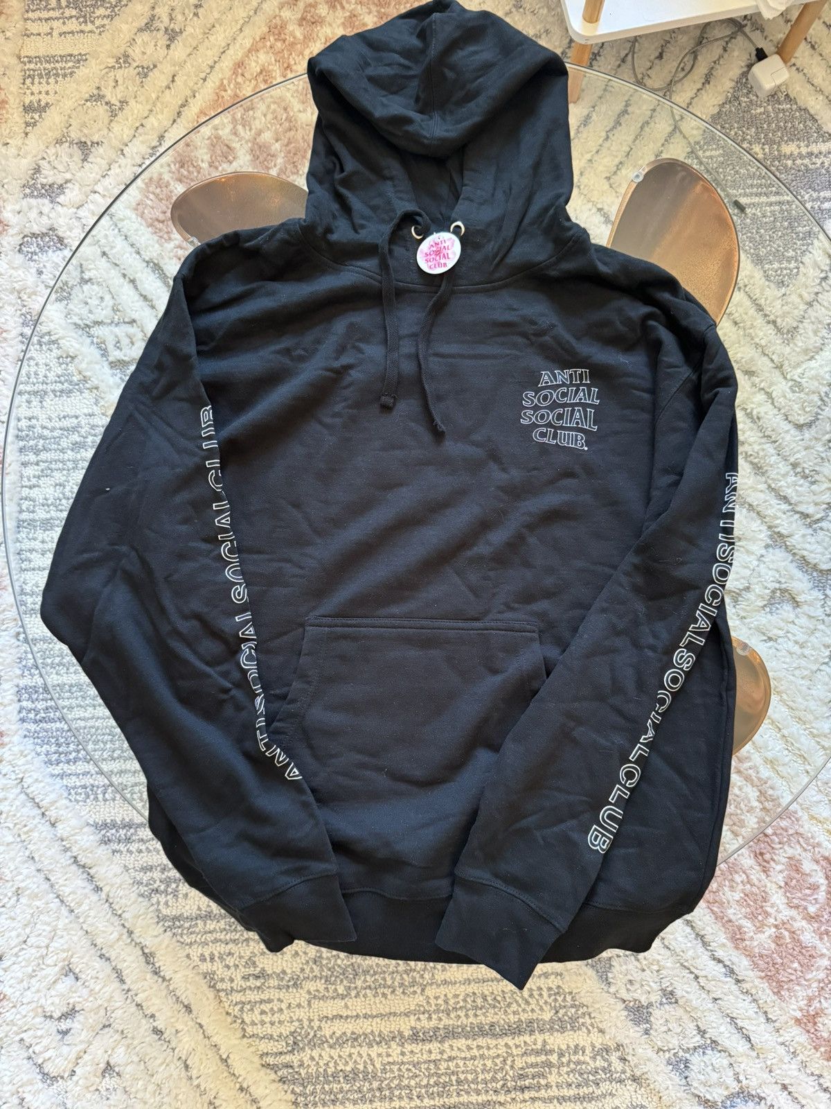 Anti social social club hoodie grailed clearance