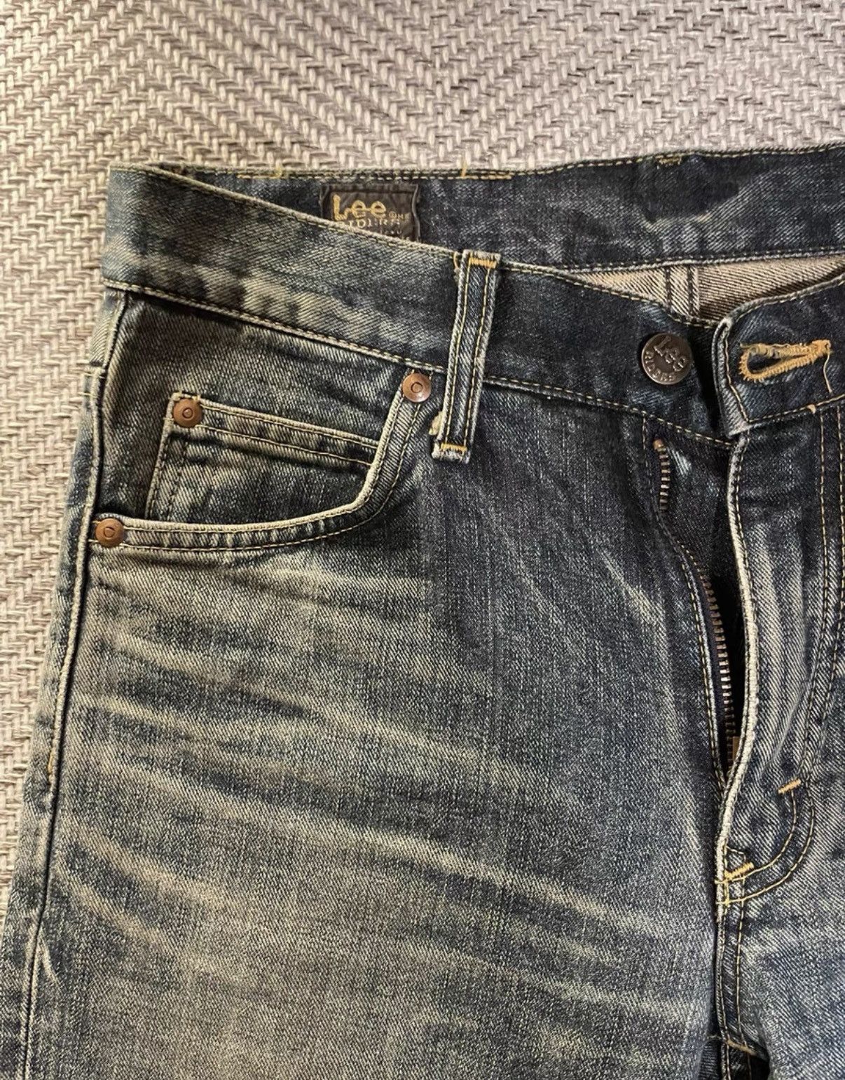 Lee Lee Japan Vintage Washed Flare Jeans K24 Size US 29 - 3 Thumbnail