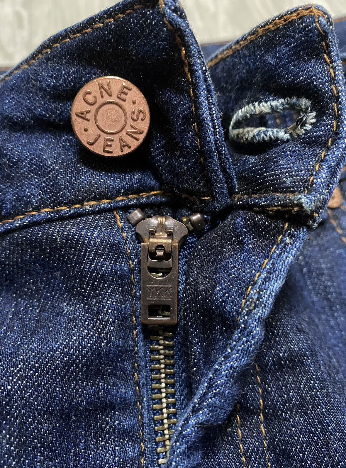 Acne Studios Vintage Acne Studios Hex DC Navy Cotton Jeans Denim 31/34 Size 31" - 11 Thumbnail
