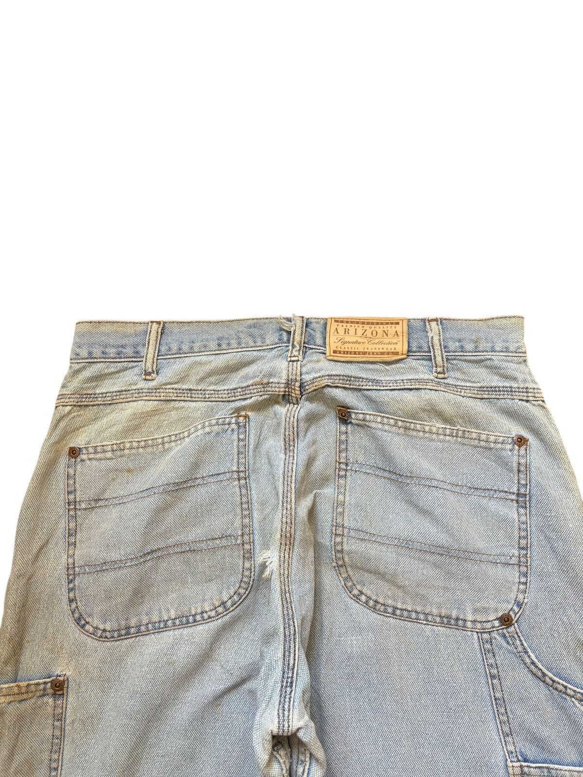 Arizona Jean Co. Vintage Arizona Double Knee Distress Carpenter Jeans Size US 31 - 4 Thumbnail