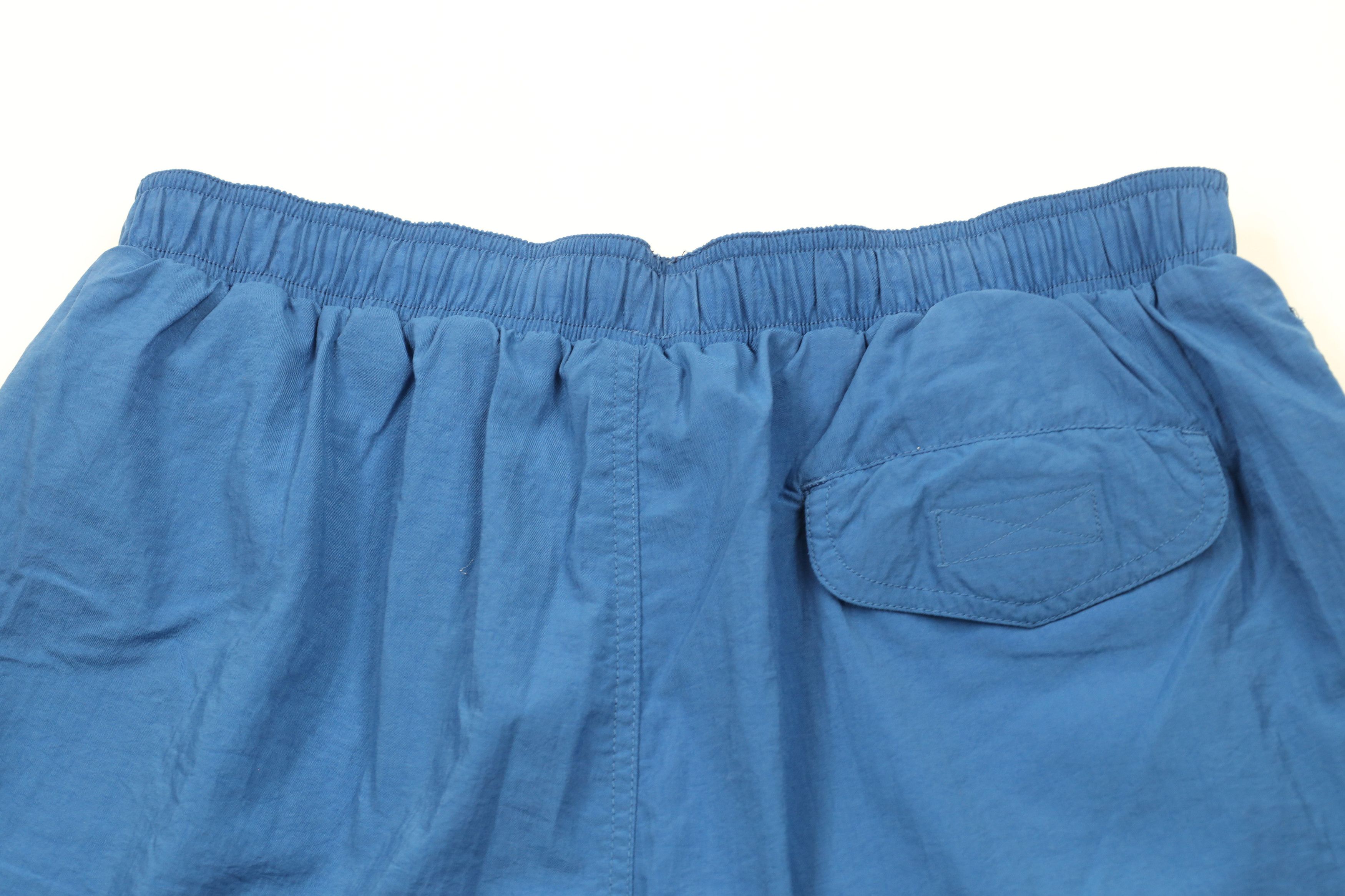 Vintage × Woolrich Woolen Mills Vintage 90s Woolrich Above Knee Lined Shorts Baggies Blue Size US 34 / EU 50 - 11 Thumbnail