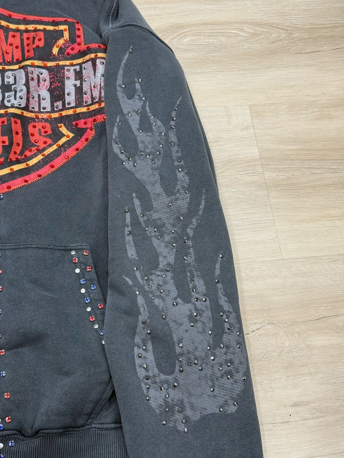 murd333r.fm Murd333r.fm OG Chopper Rhinestone Hoodie Size US XL / EU 56 / 4 - 8 Thumbnail