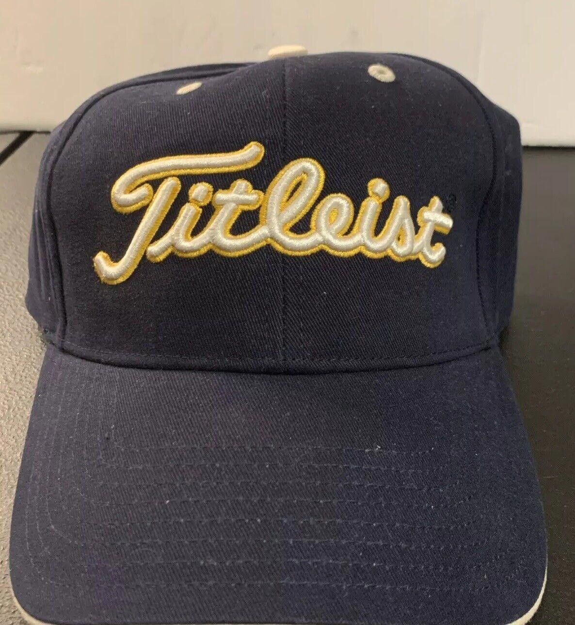Titleist Titleist Dark Blue Golf Hat Cap 47 Brand One Size Back Strap Size ONE SIZE - 1 Thumbnail