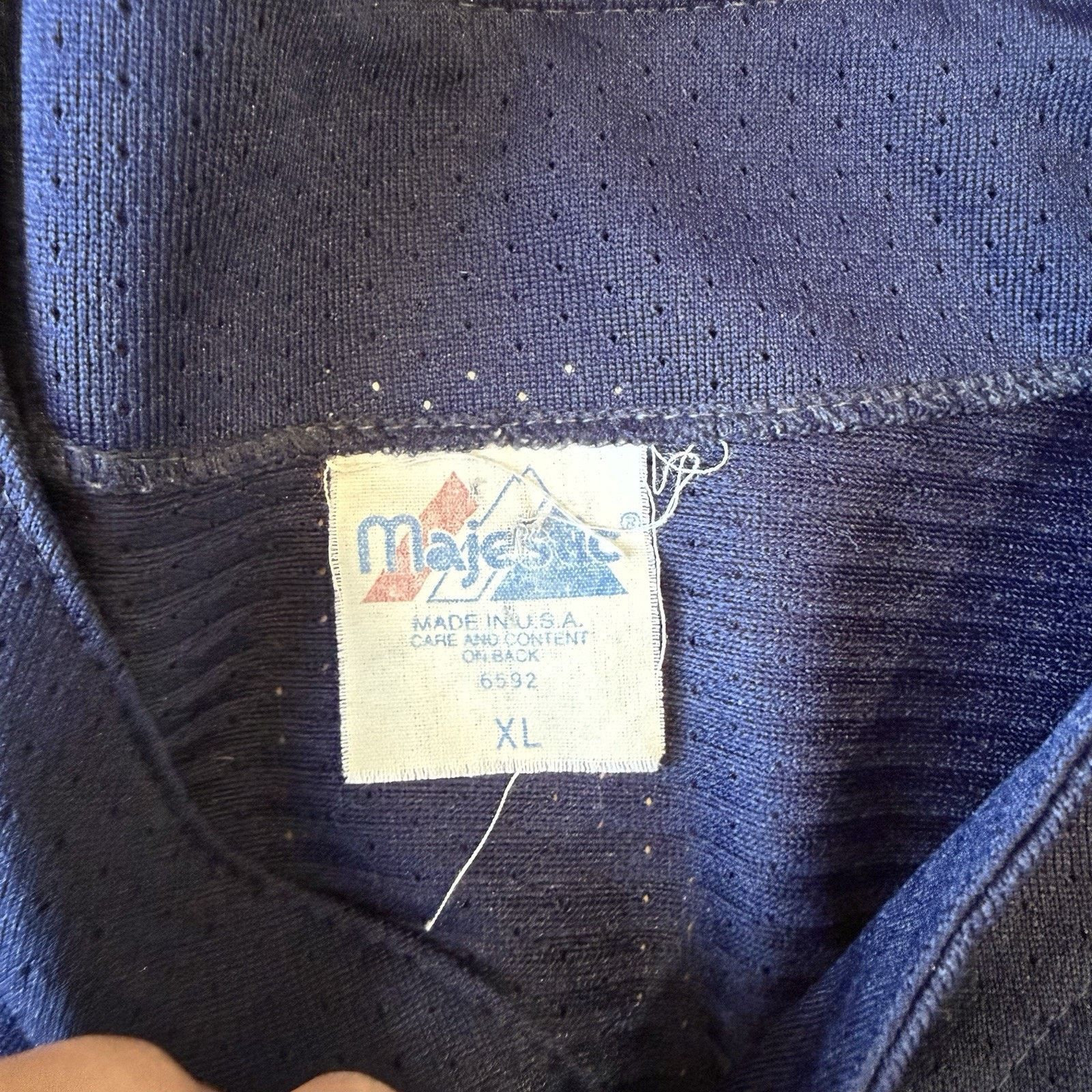 Majestic Vintage New York Yankees Jersey XL Navy 90s Majestic MLB Size US XL / EU 56 / 4 - 6 Thumbnail