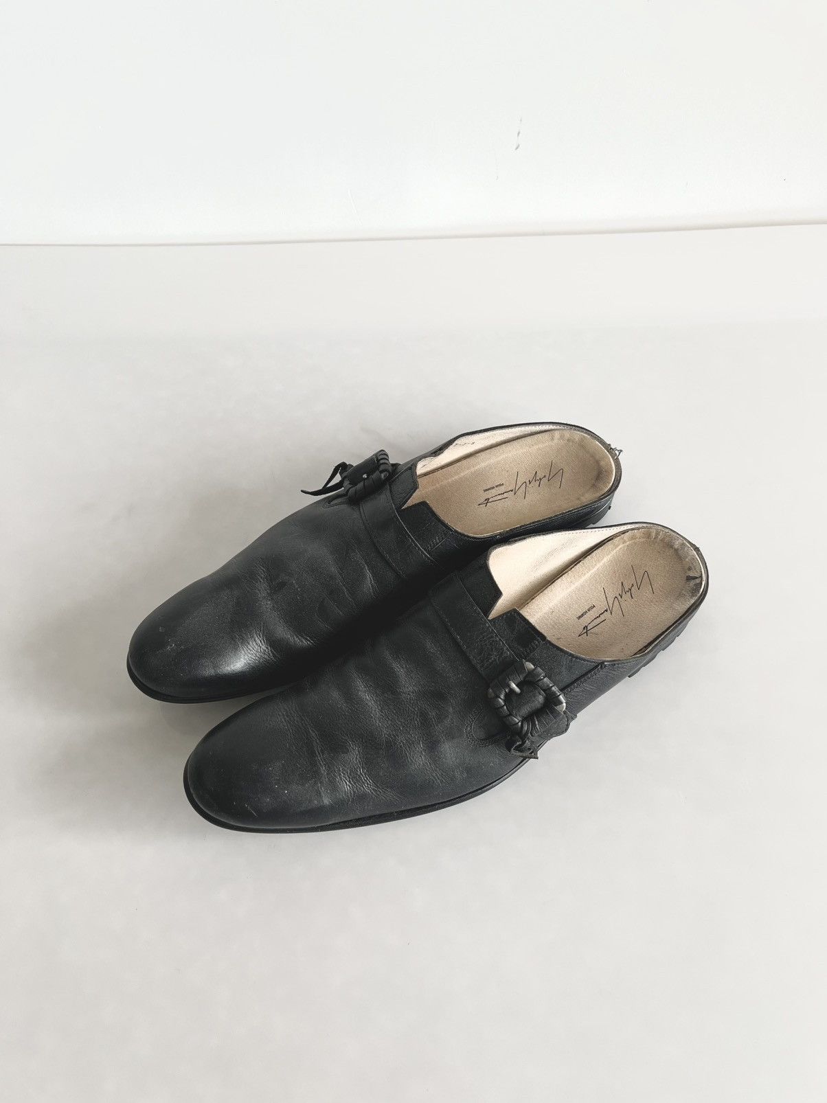 Yohji Yamamoto Yohji Yamamoto Pour HOMME - Cowhide Strap Mule Slippers Size US 8.5 / EU 41-42 - 5 Thumbnail