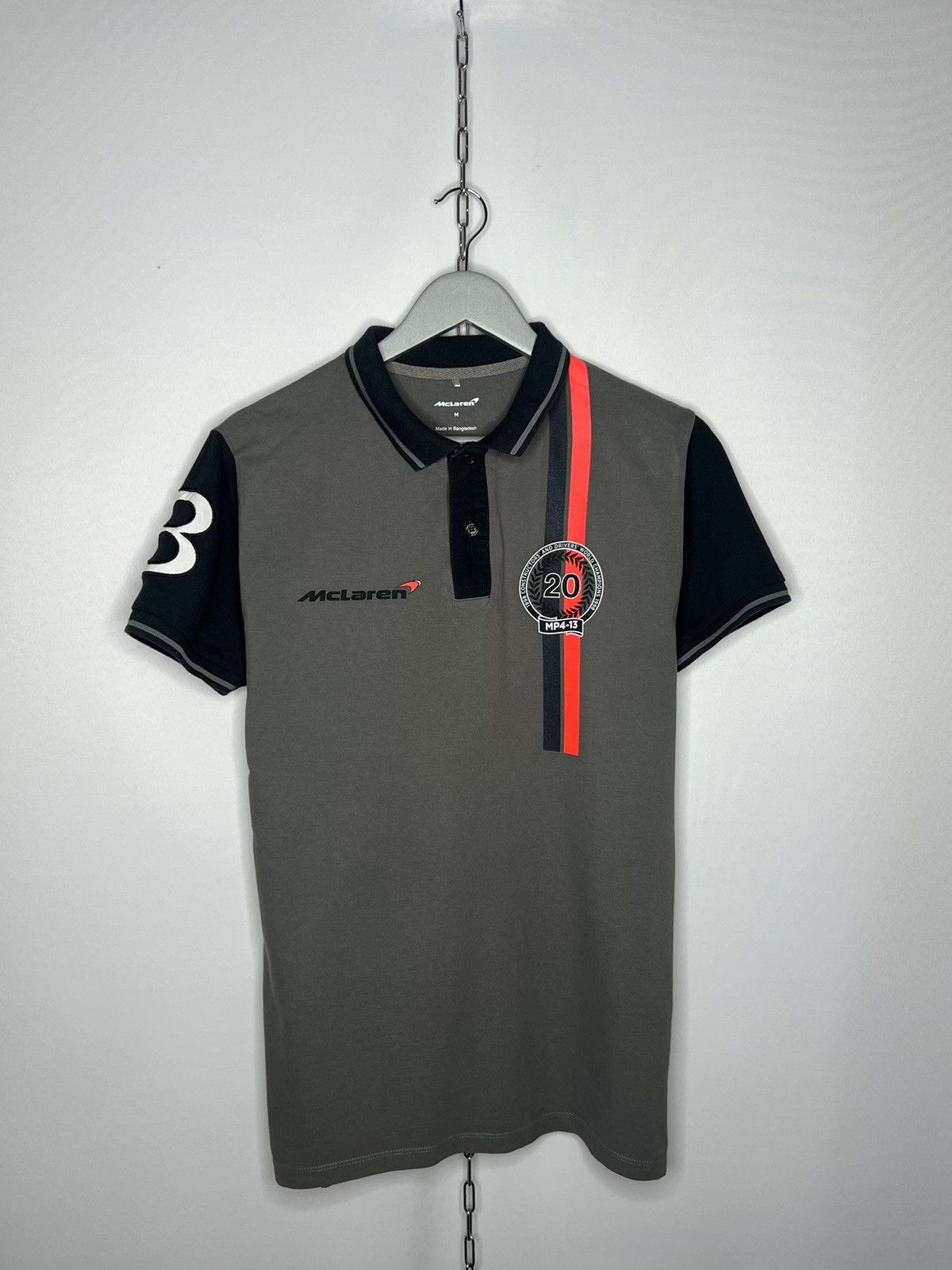 Formula 1 McLaren MP4-13 Racing Polo Shirt Short Sleeve #8 F1 Team Size US M / EU 48-50 / 2 - 1 Thumbnail