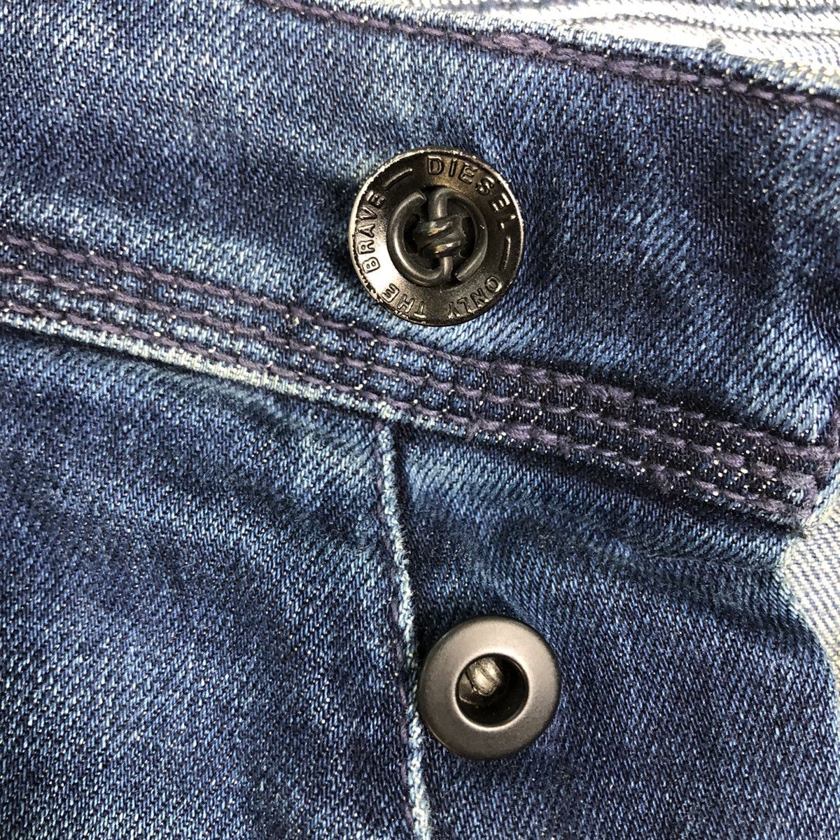 Diesel 🔥Vintage Slim Cut Denim Biker Wear Diesel Distressed Design Size US 30 / EU 46 - 15 Thumbnail