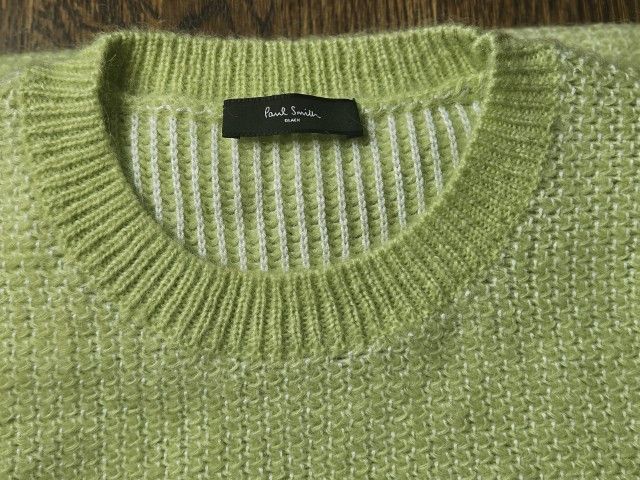 Paul Smith spring/chartreuse green Paul Green Black Collection Sweater Size L / US 10 / IT 46 - 2 Thumbnail