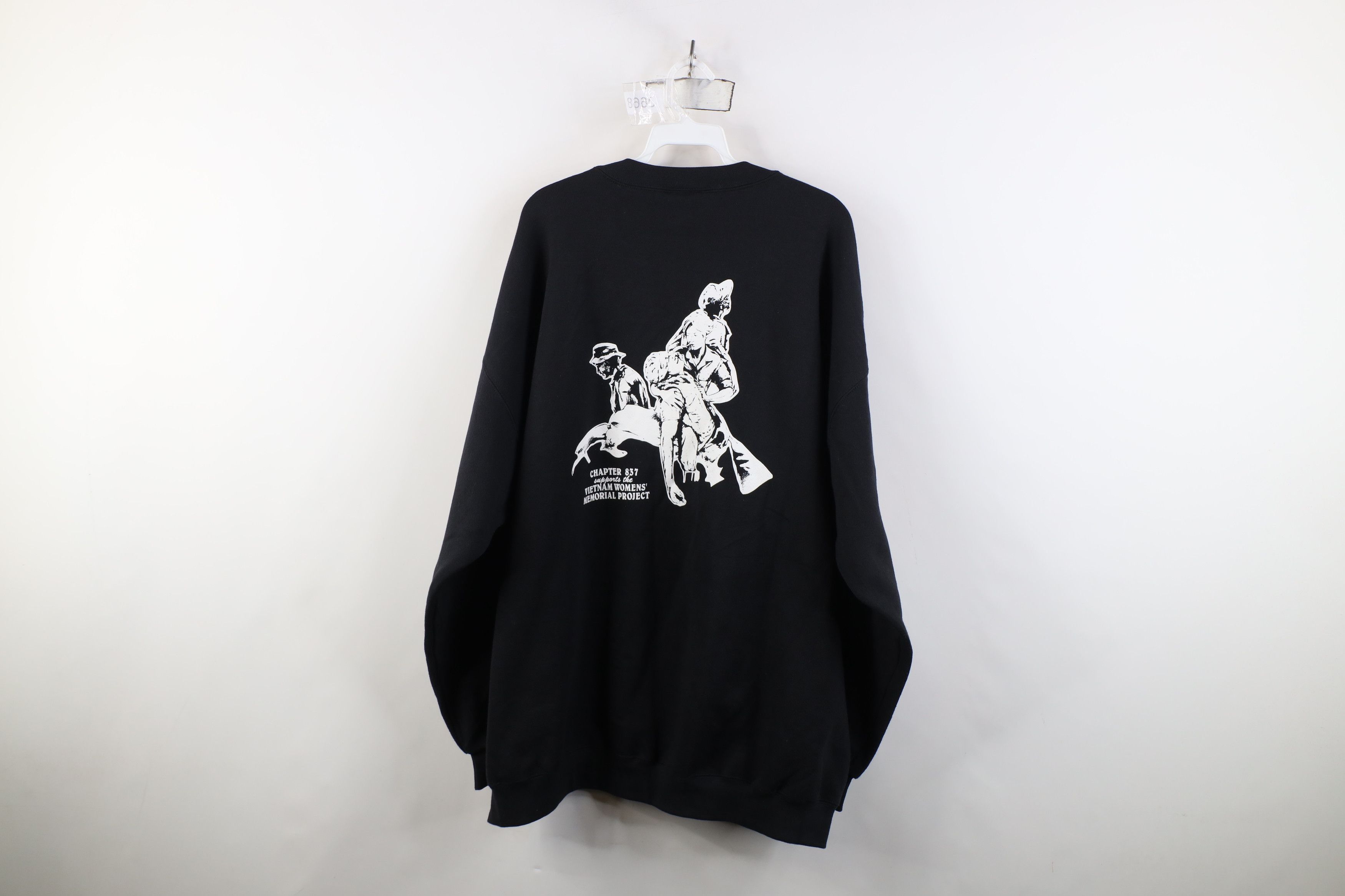 Vintage Vintage 90s Veterans of America Crewneck Sweatshirt USA Size US XXL / EU 58 / 5 - 13 Thumbnail