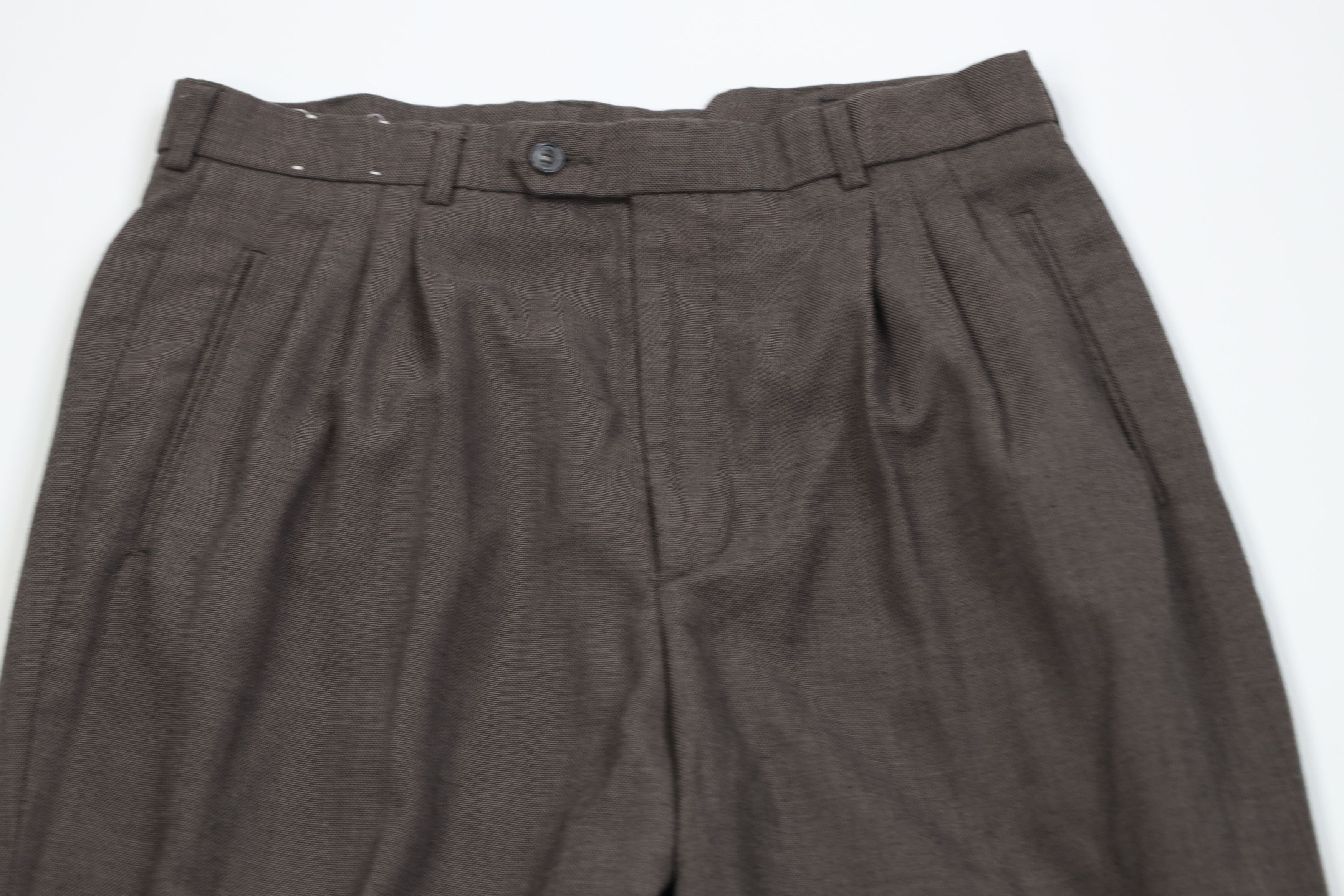 Vintage Vintage 90s Streetwear Blend Knit Wide Leg Chino Pants Size US 32 / EU 48 - 2 Thumbnail