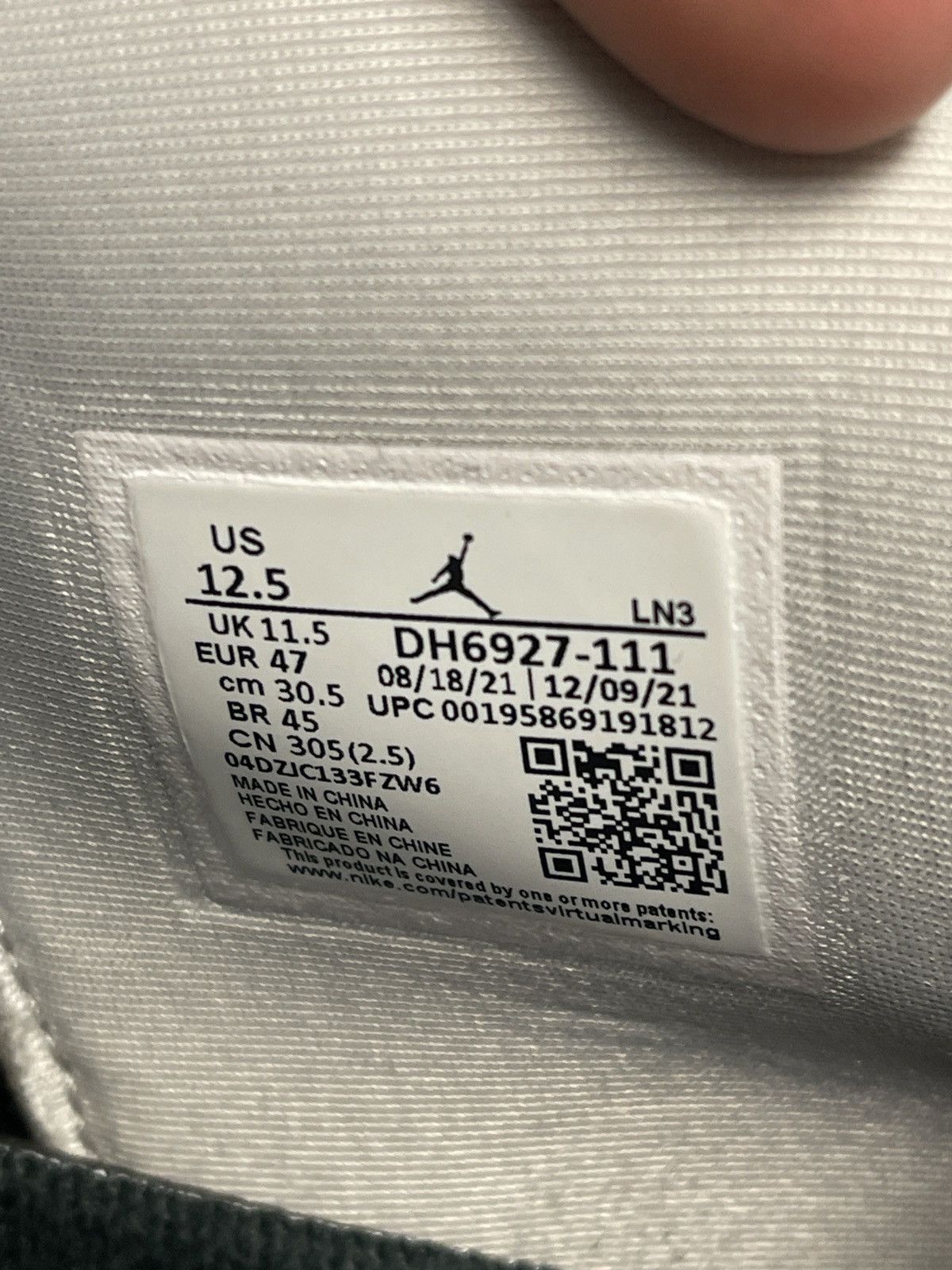 Jordan Brand Size 12.5 - Air Jordan 4 Retro Military Black DH6927-111 Size US 12.5 / EU 45-46 - 12 Thumbnail