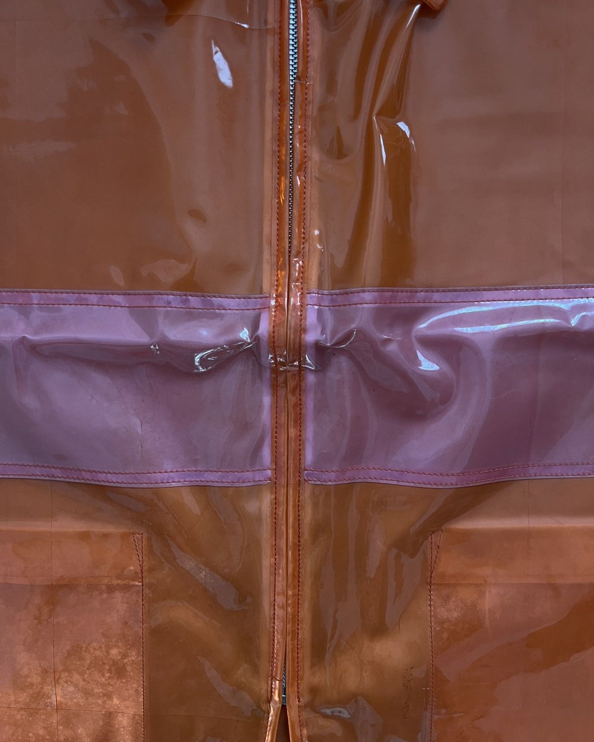 Comme des Garcons CDGHP SS1996 Polyvinyl Reflective Runway Vest Size US M / EU 48-50 / 2 - 3 Thumbnail