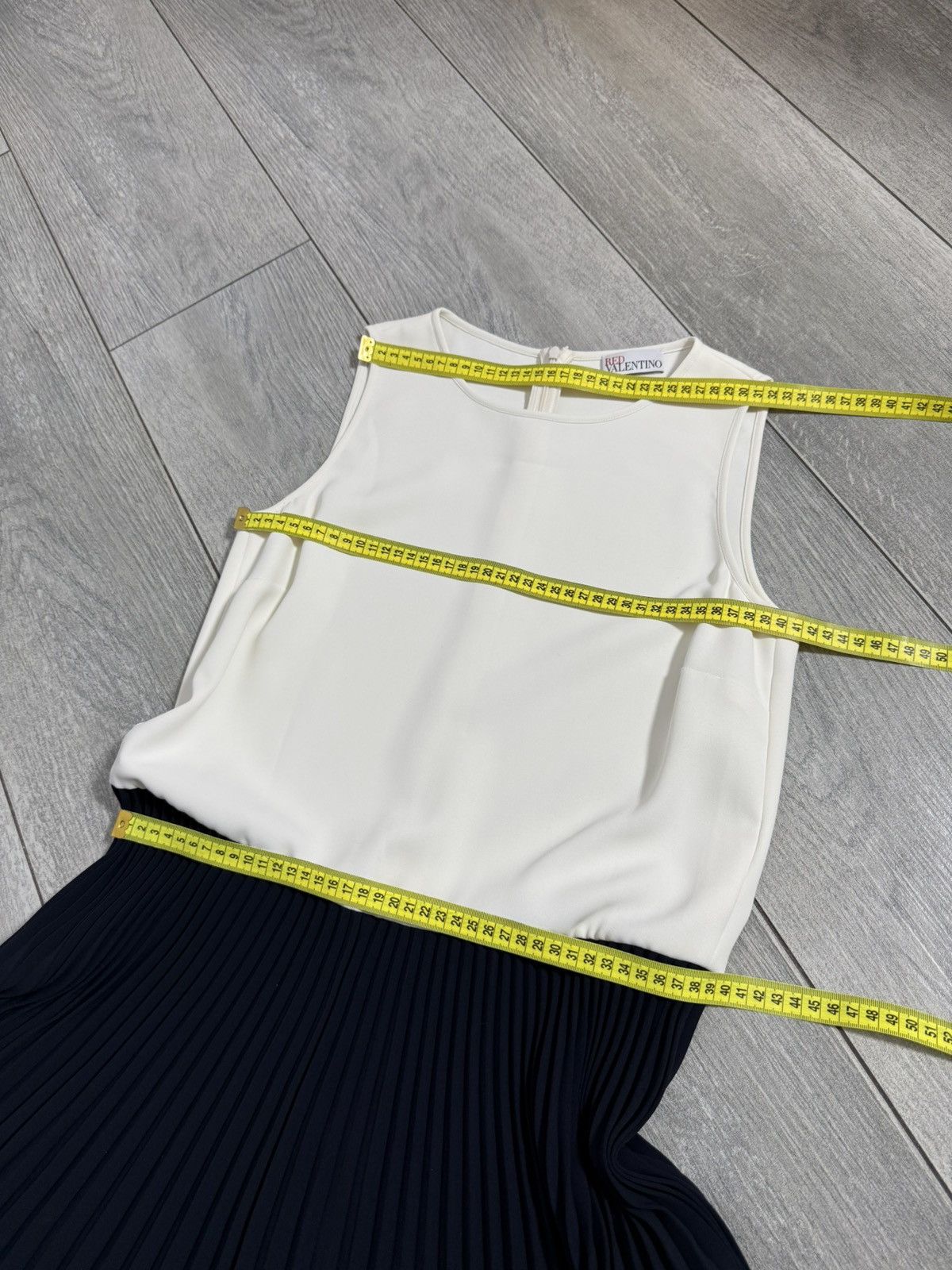 RED Valentino Red Valentino Women's Long Dress White\Blue Size 40 XS Size S / US 4 / IT 40 - 13 Thumbnail